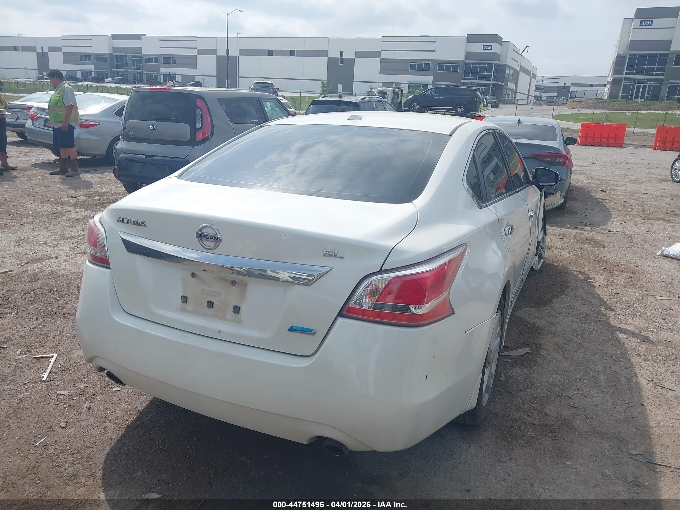 2014 Nissan Altima 2.5 Sl White vin: 1N4AL3AP9EC286211