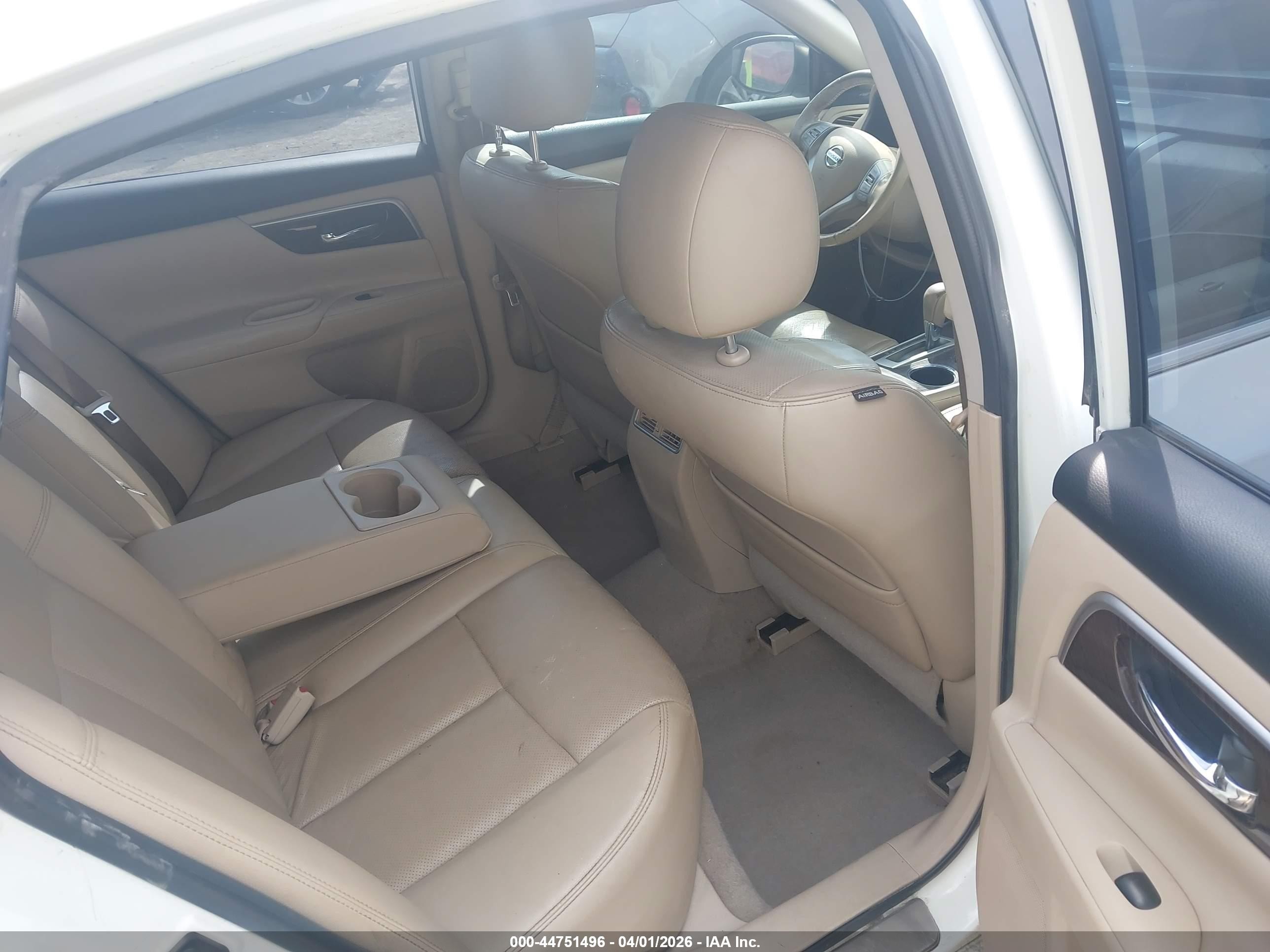 2014 Nissan Altima 2.5 Sl White vin: 1N4AL3AP9EC286211