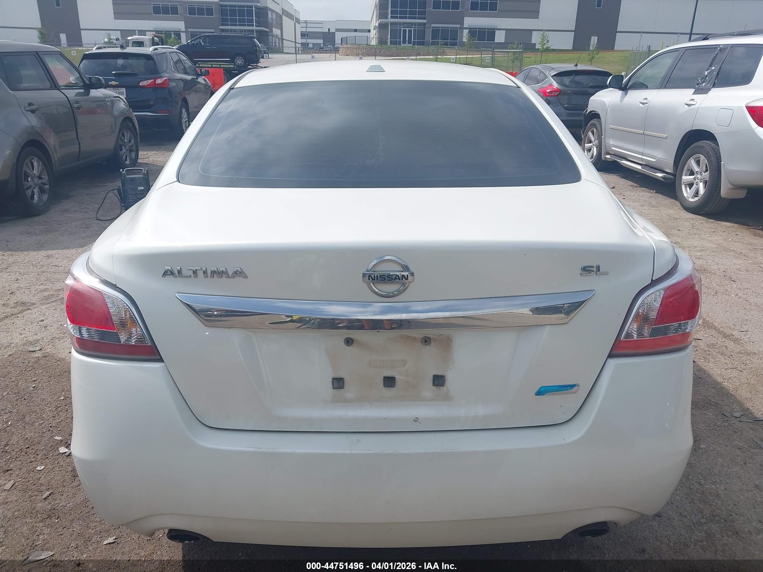 2014 Nissan Altima 2.5 Sl White vin: 1N4AL3AP9EC286211
