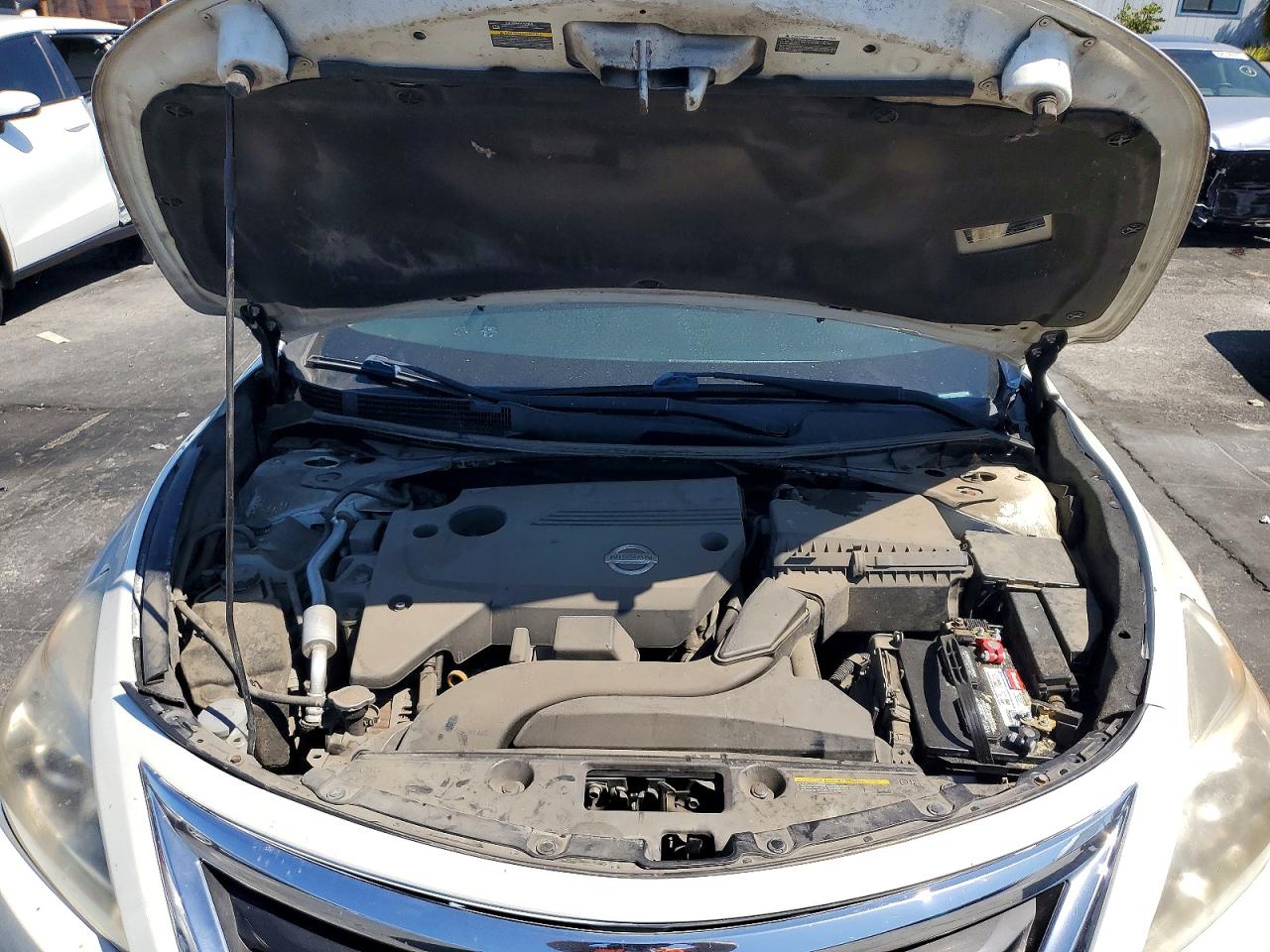 2014 Nissan Altima 2.5 S White vin: 1N4AL3AP9EC316436
