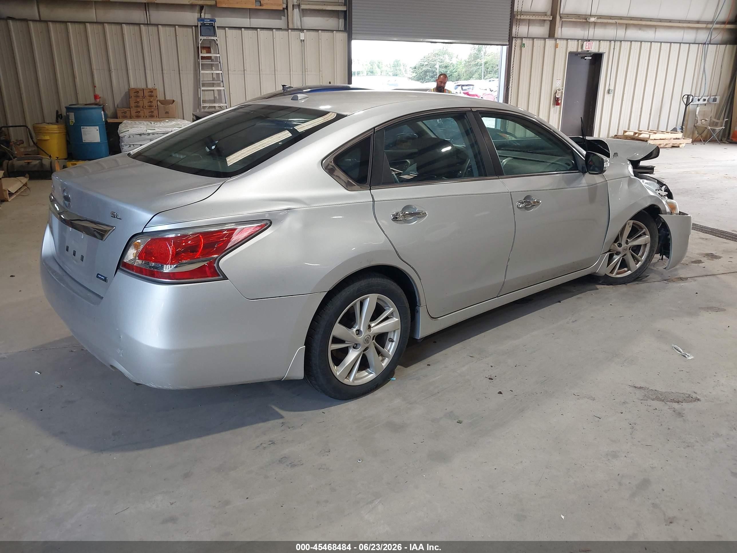 2014 Nissan Altima 2.5 Sl Silver vin: 1N4AL3AP9EC320003