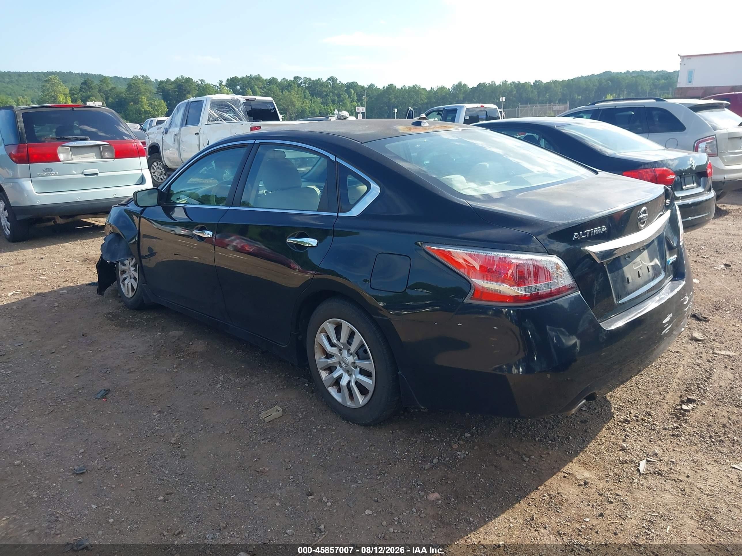2014 Nissan Altima 2.5 S Black vin: 1N4AL3AP9EC320986