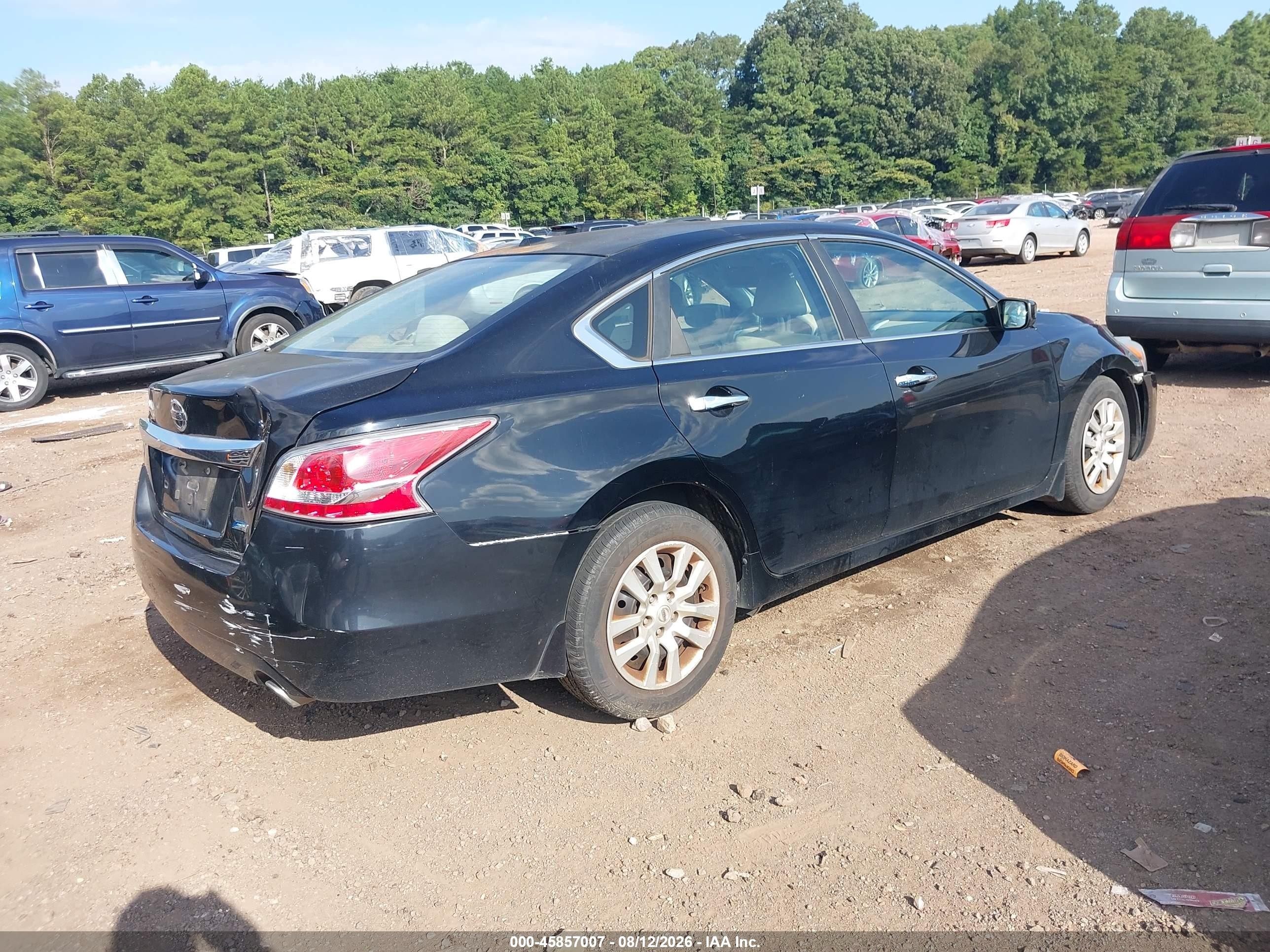 2014 Nissan Altima 2.5 S Black vin: 1N4AL3AP9EC320986