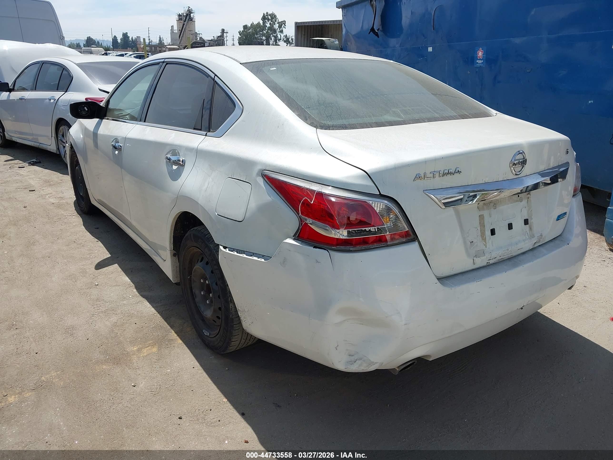 2014 Nissan Altima 2.5/2.5 S/2.5 Sl/2.5 Sv White vin: 1N4AL3AP9EC402040