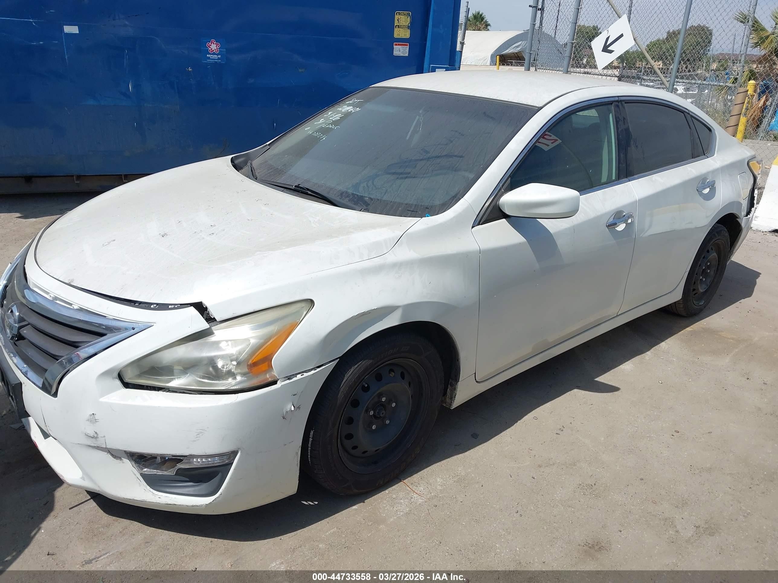 2014 Nissan Altima 2.5/2.5 S/2.5 Sl/2.5 Sv White vin: 1N4AL3AP9EC402040