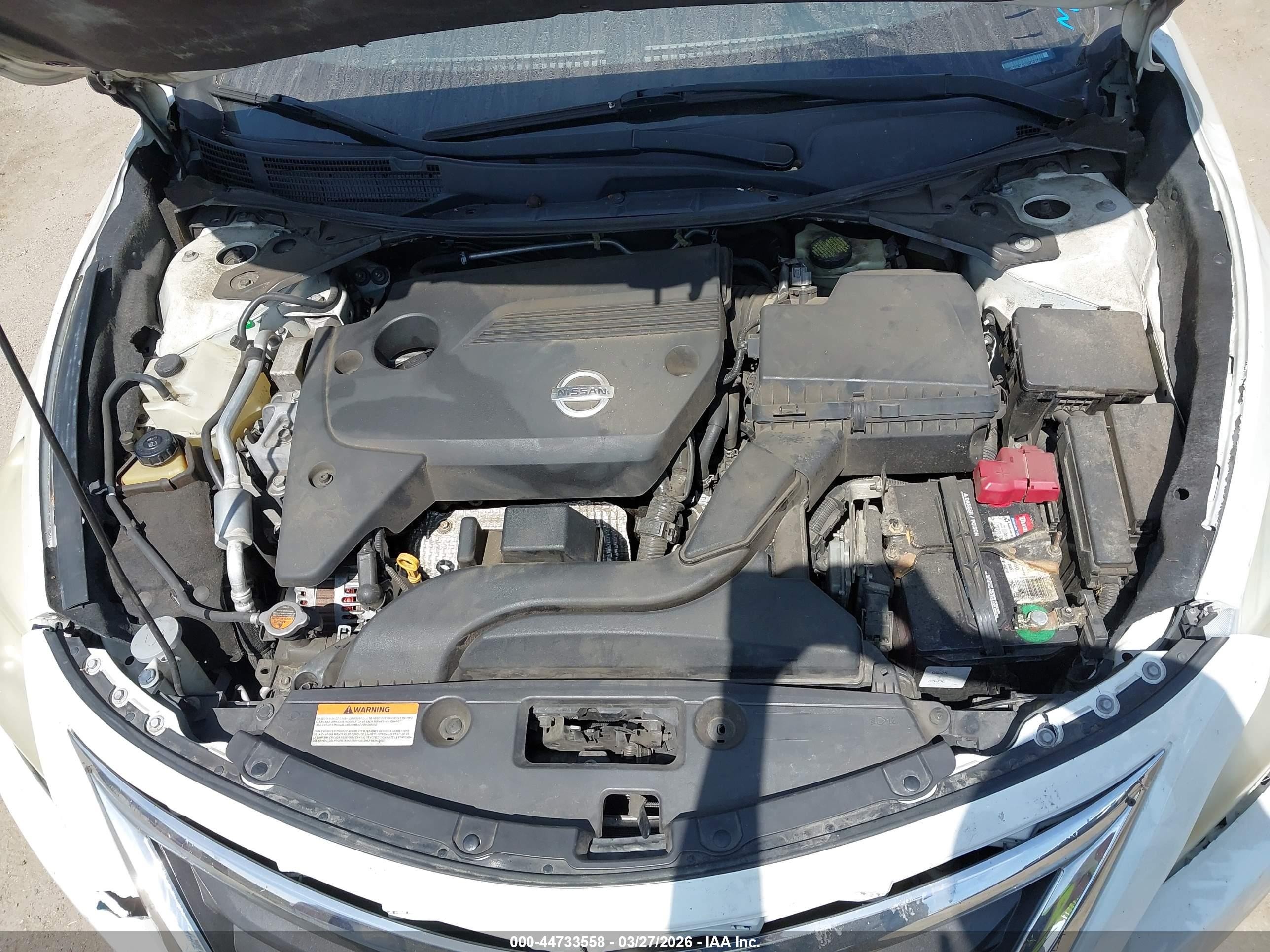 2014 Nissan Altima 2.5/2.5 S/2.5 Sl/2.5 Sv White vin: 1N4AL3AP9EC402040