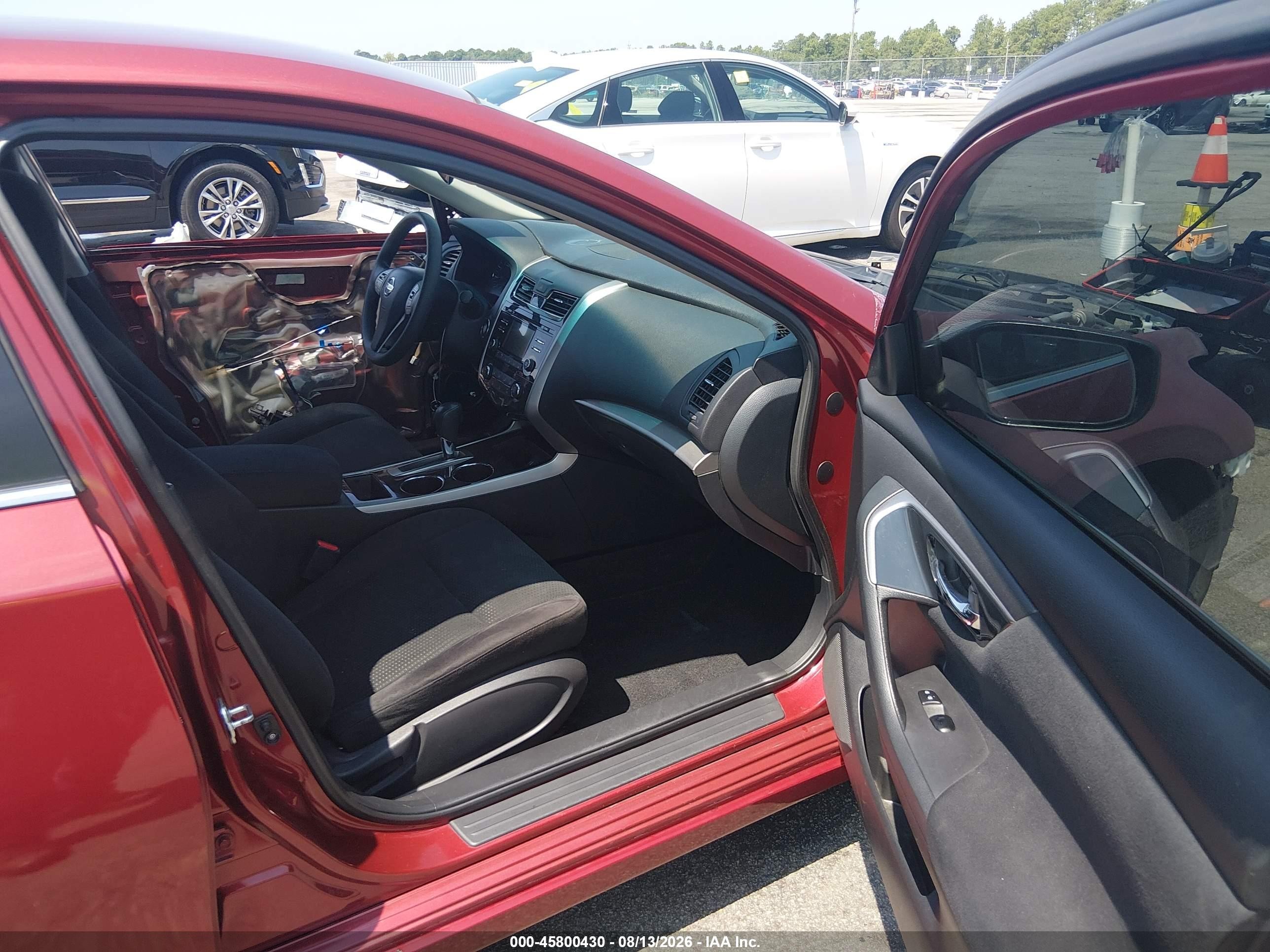 2014 Nissan Altima 2.5 S Красный vin: 1N4AL3AP9EC412017