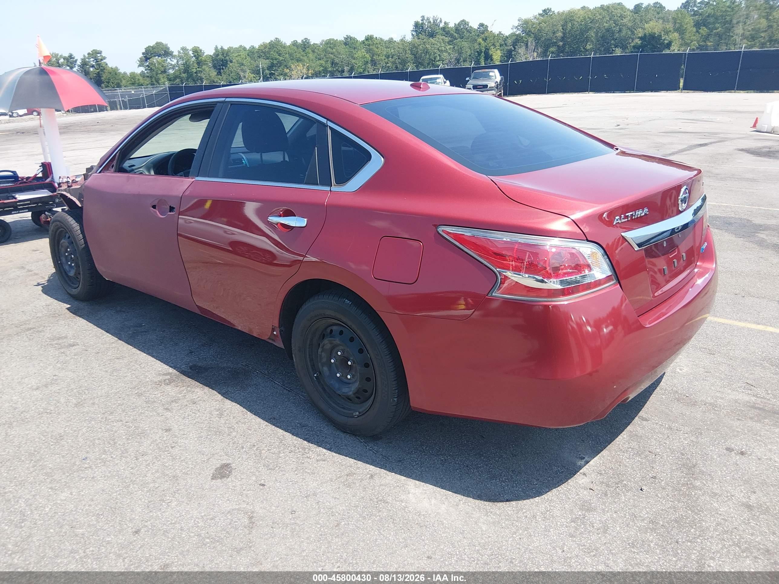 2014 Nissan Altima 2.5 S Красный vin: 1N4AL3AP9EC412017