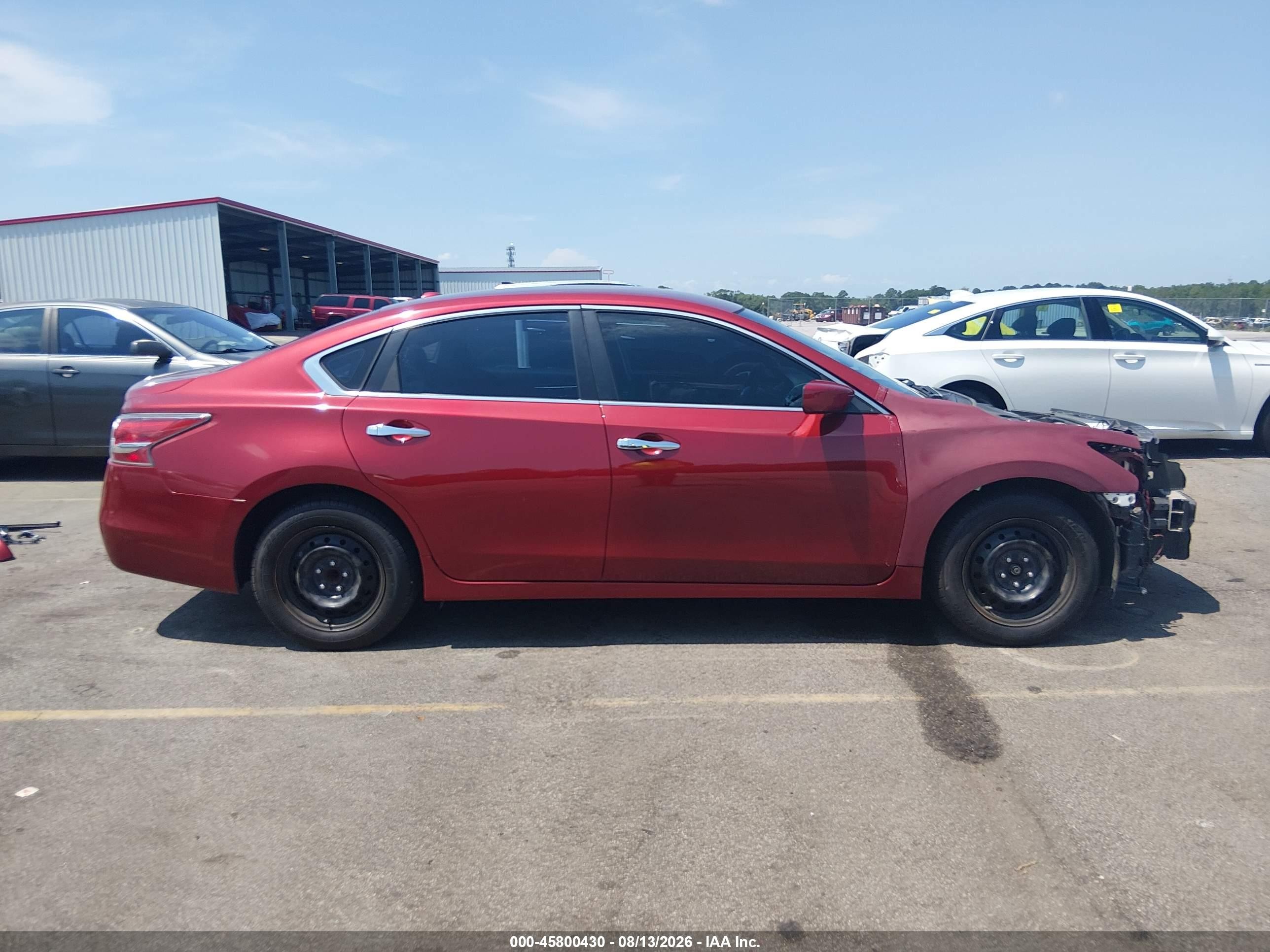 2014 Nissan Altima 2.5 S Красный vin: 1N4AL3AP9EC412017