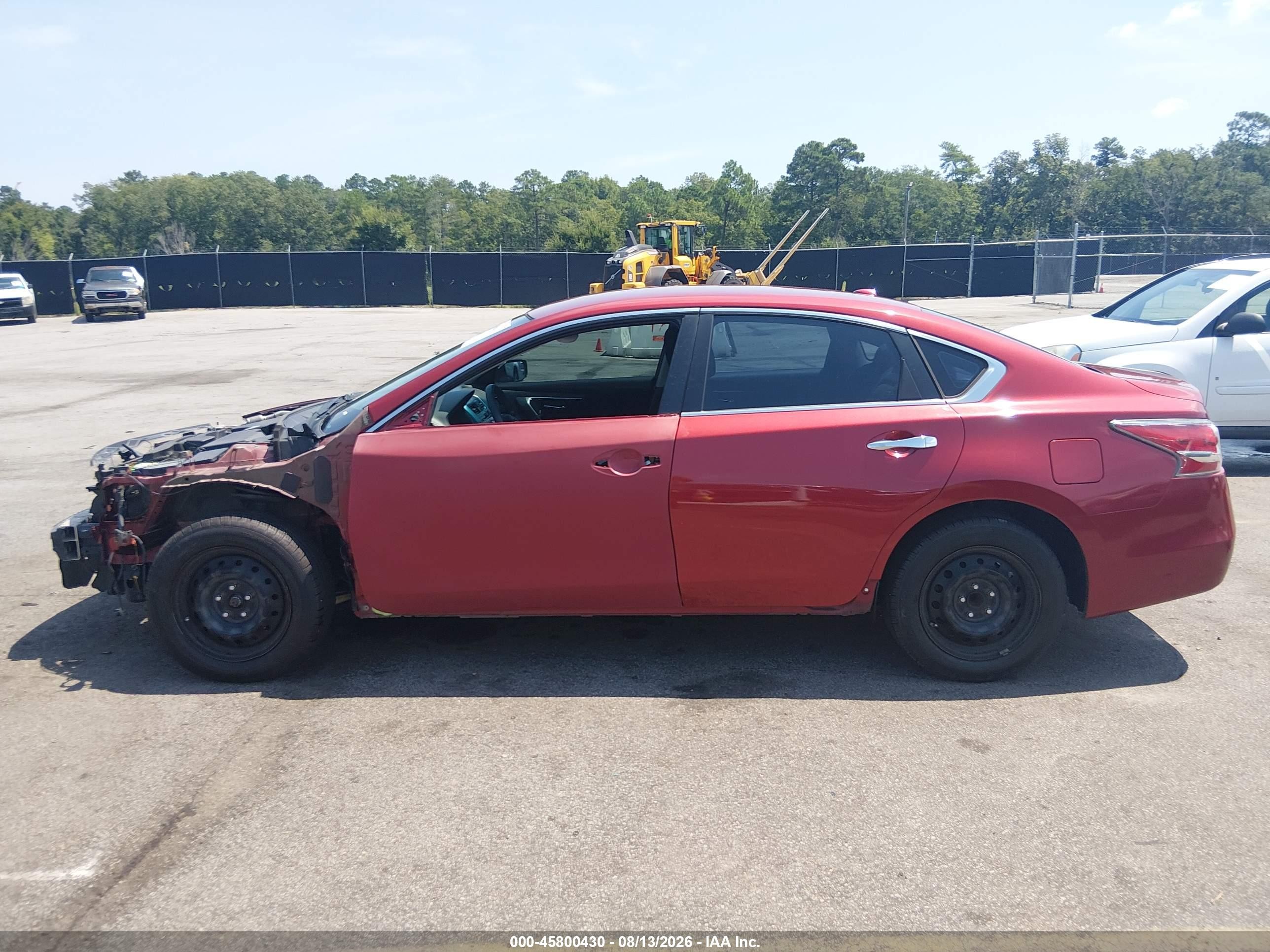 2014 Nissan Altima 2.5 S Красный vin: 1N4AL3AP9EC412017