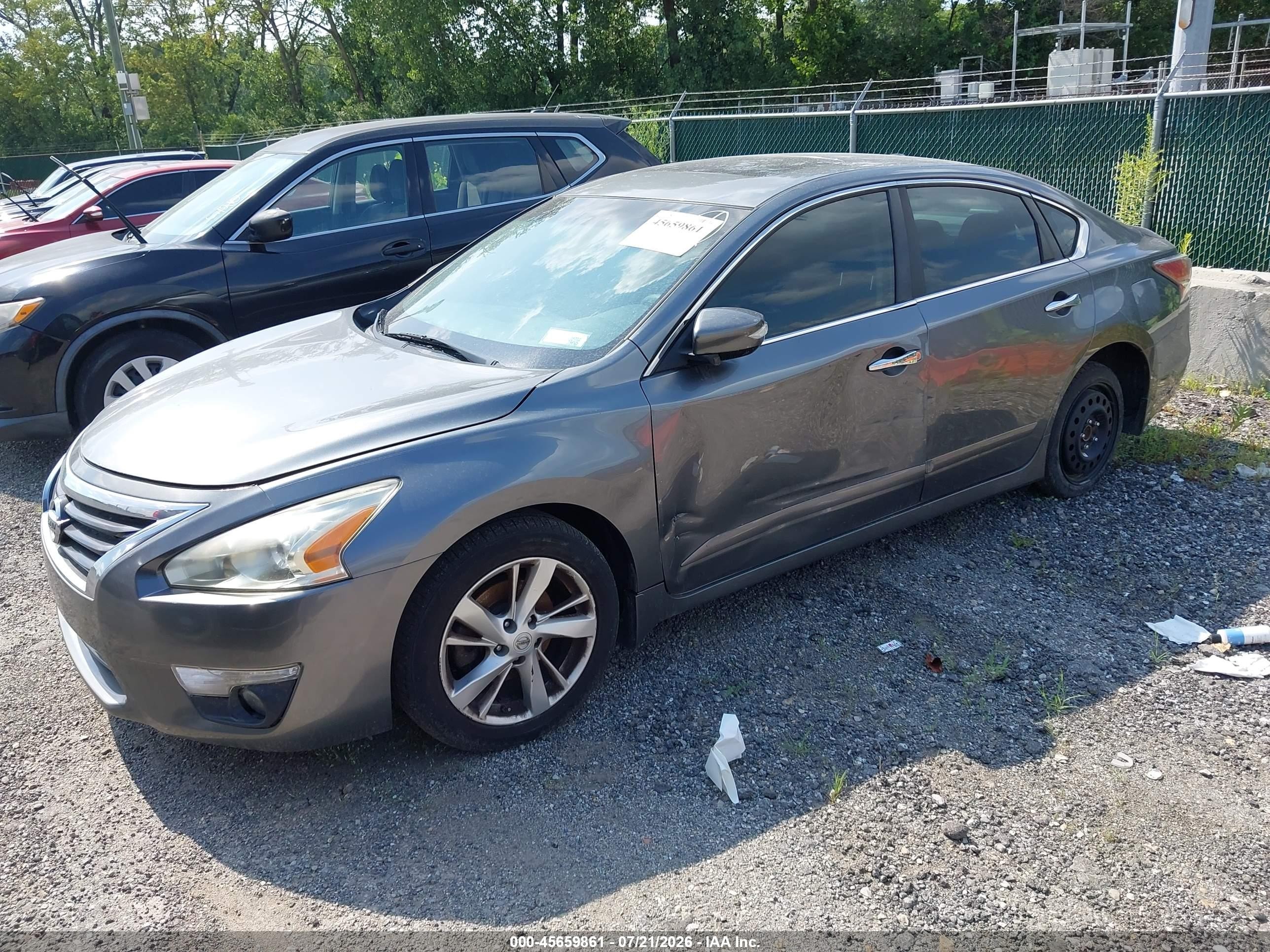 2014 Nissan Altima 2.5 Sv Gray vin: 1N4AL3AP9EC901792