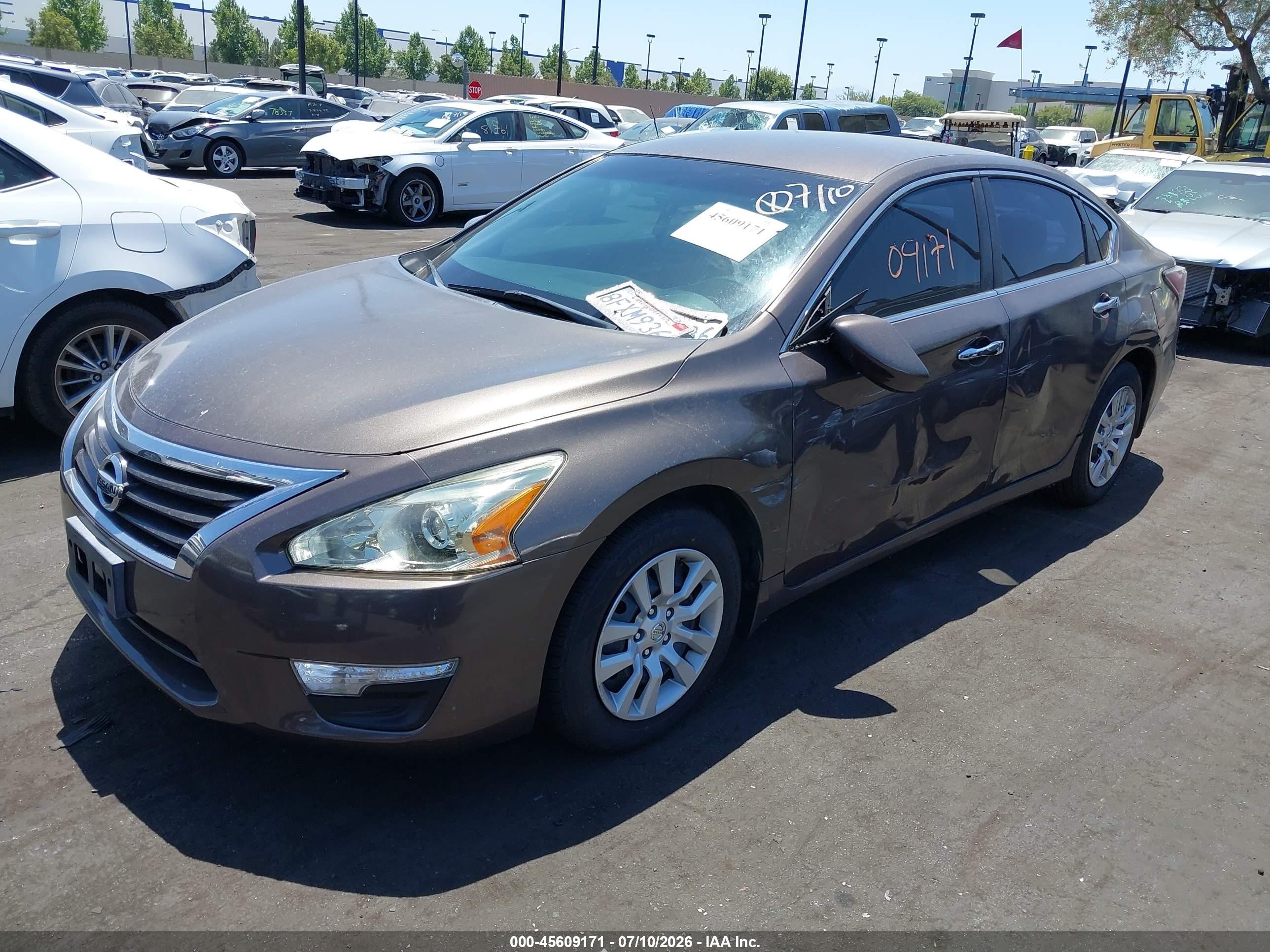 2014 Nissan Altima 2.5 S Brown vin: 1N4AL3AP9EN205115