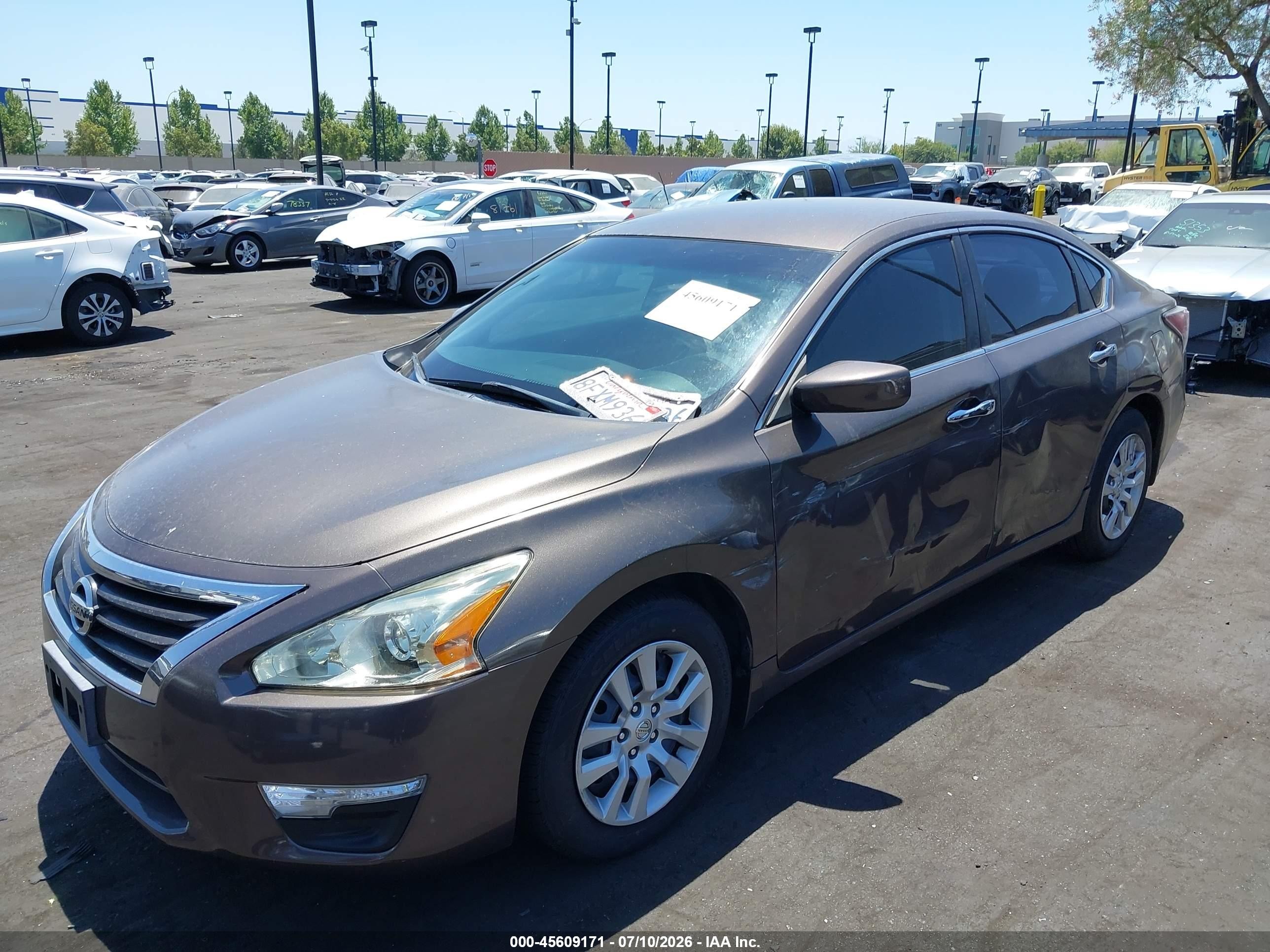 2014 Nissan Altima 2.5 S Brown vin: 1N4AL3AP9EN205115