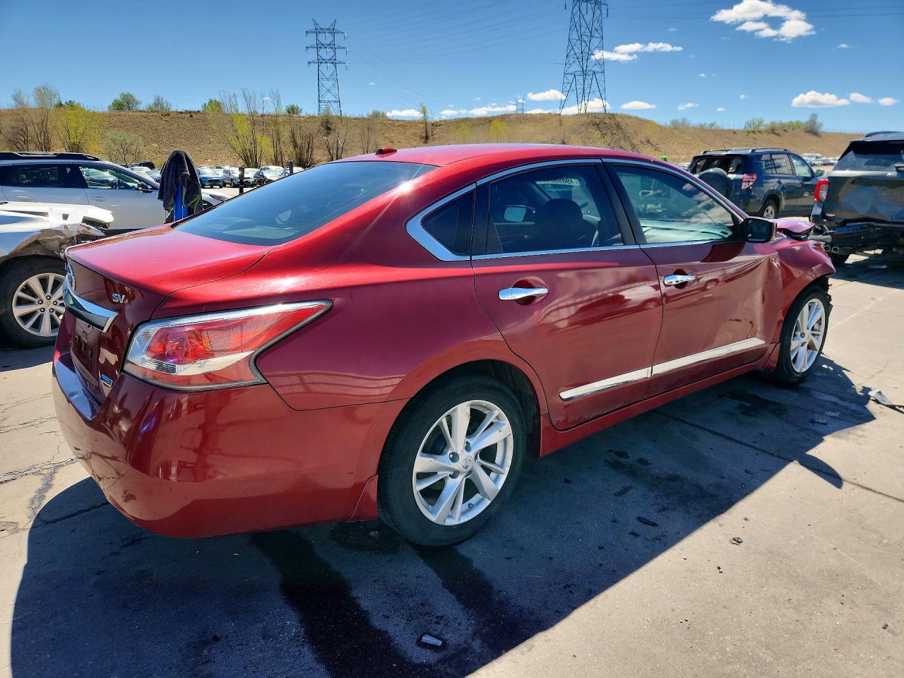 2014 Nissan Altima 2.5/s/sv/sl Red vin: 1N4AL3AP9EN210122