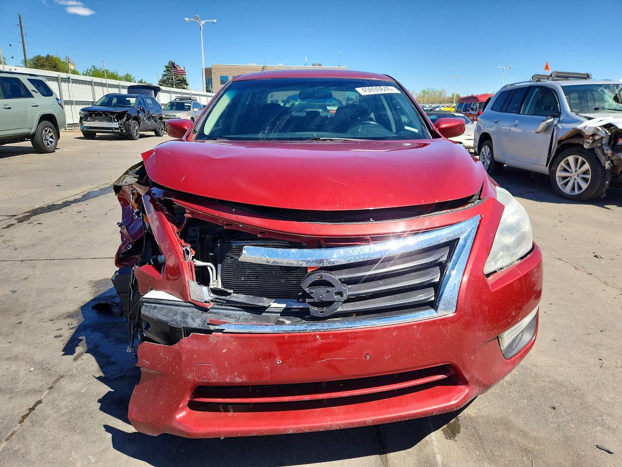 2014 Nissan Altima 2.5/s/sv/sl Red vin: 1N4AL3AP9EN210122