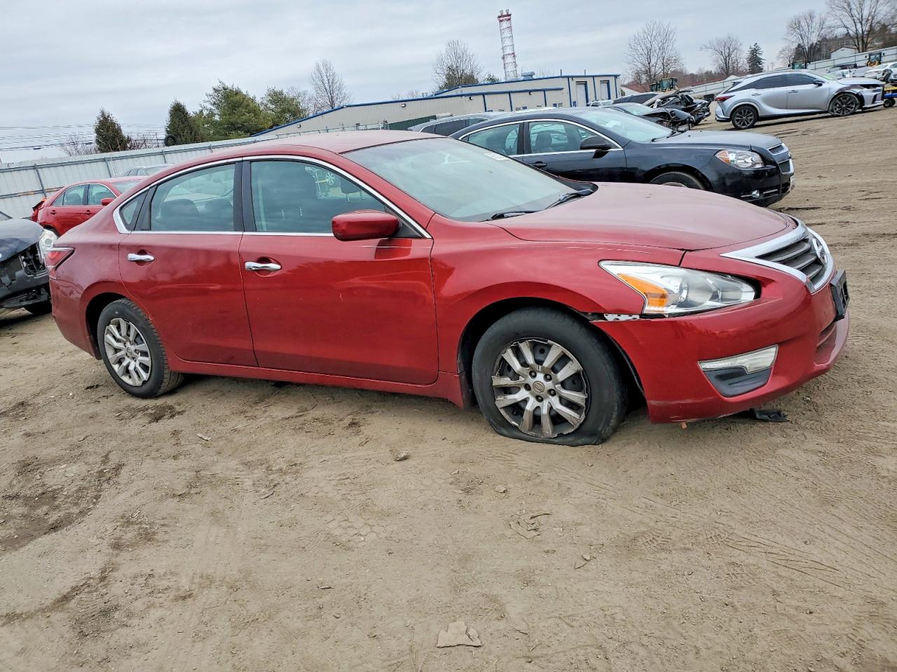 2014 Nissan Altima 2.5 Red vin: 1N4AL3AP9EN212811
