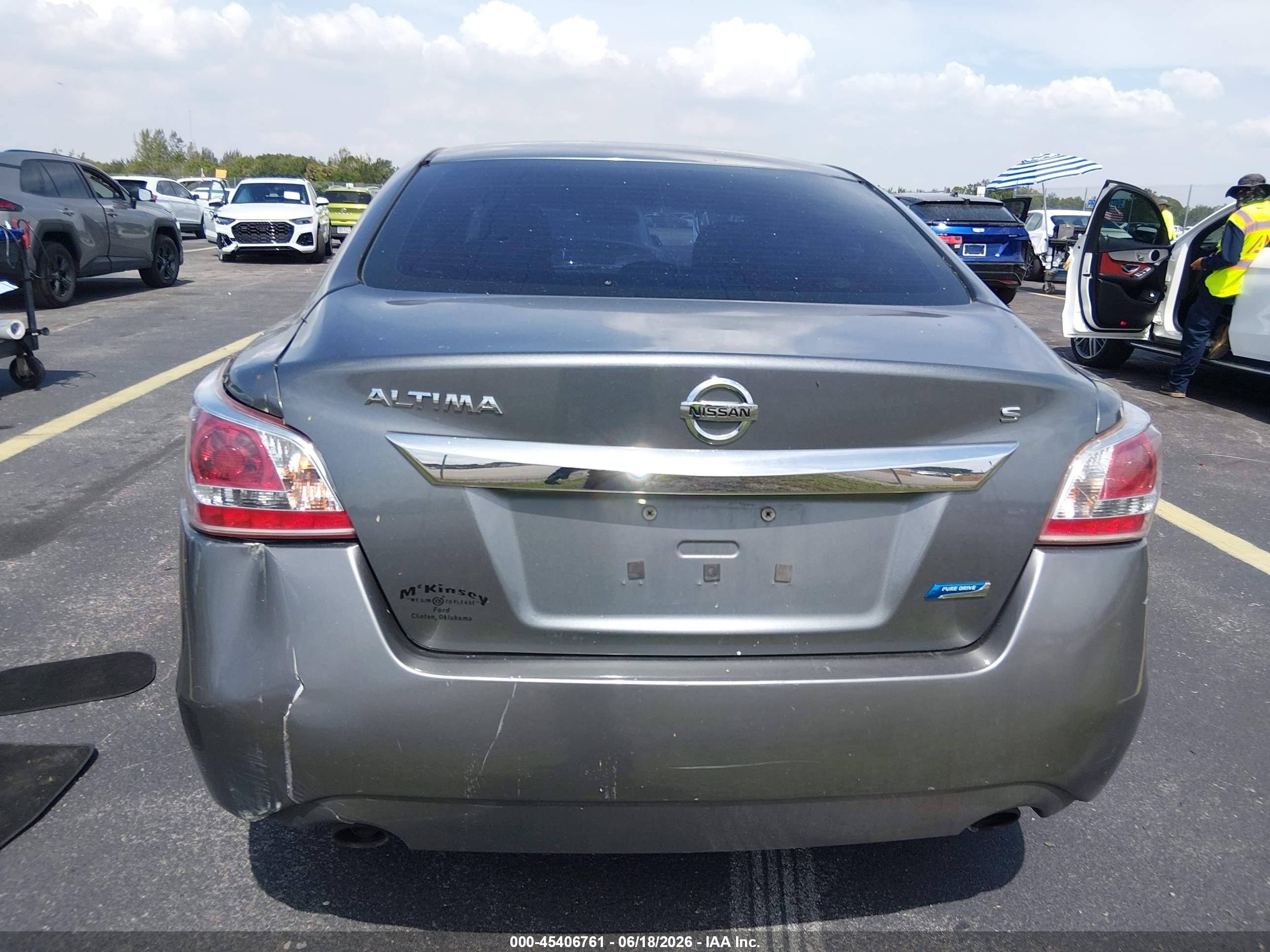 2014 Nissan Altima 2.5 S Gray vin: 1N4AL3AP9EN219483
