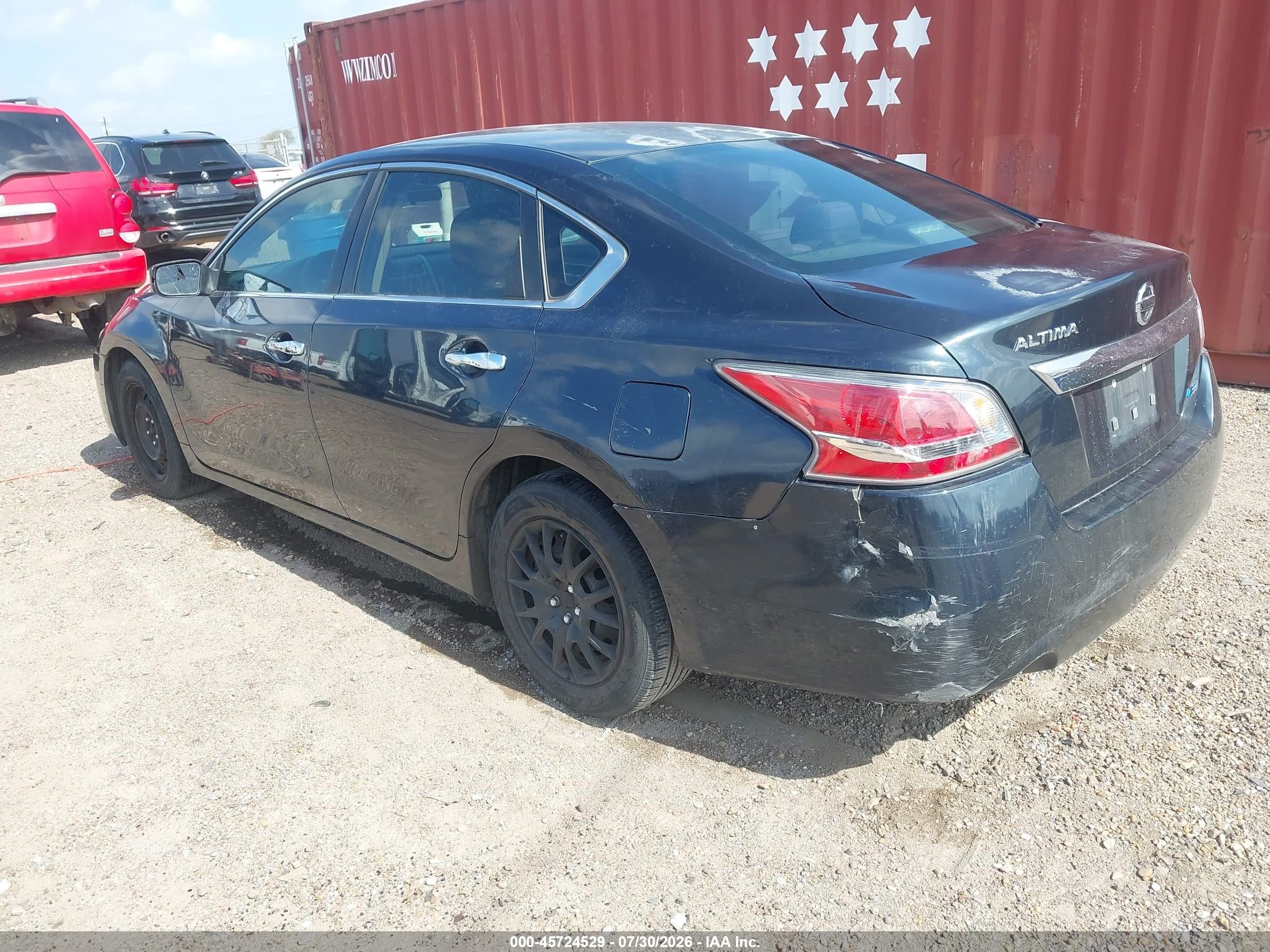 2014 Nissan Altima 2.5 S Black vin: 1N4AL3AP9EN229656