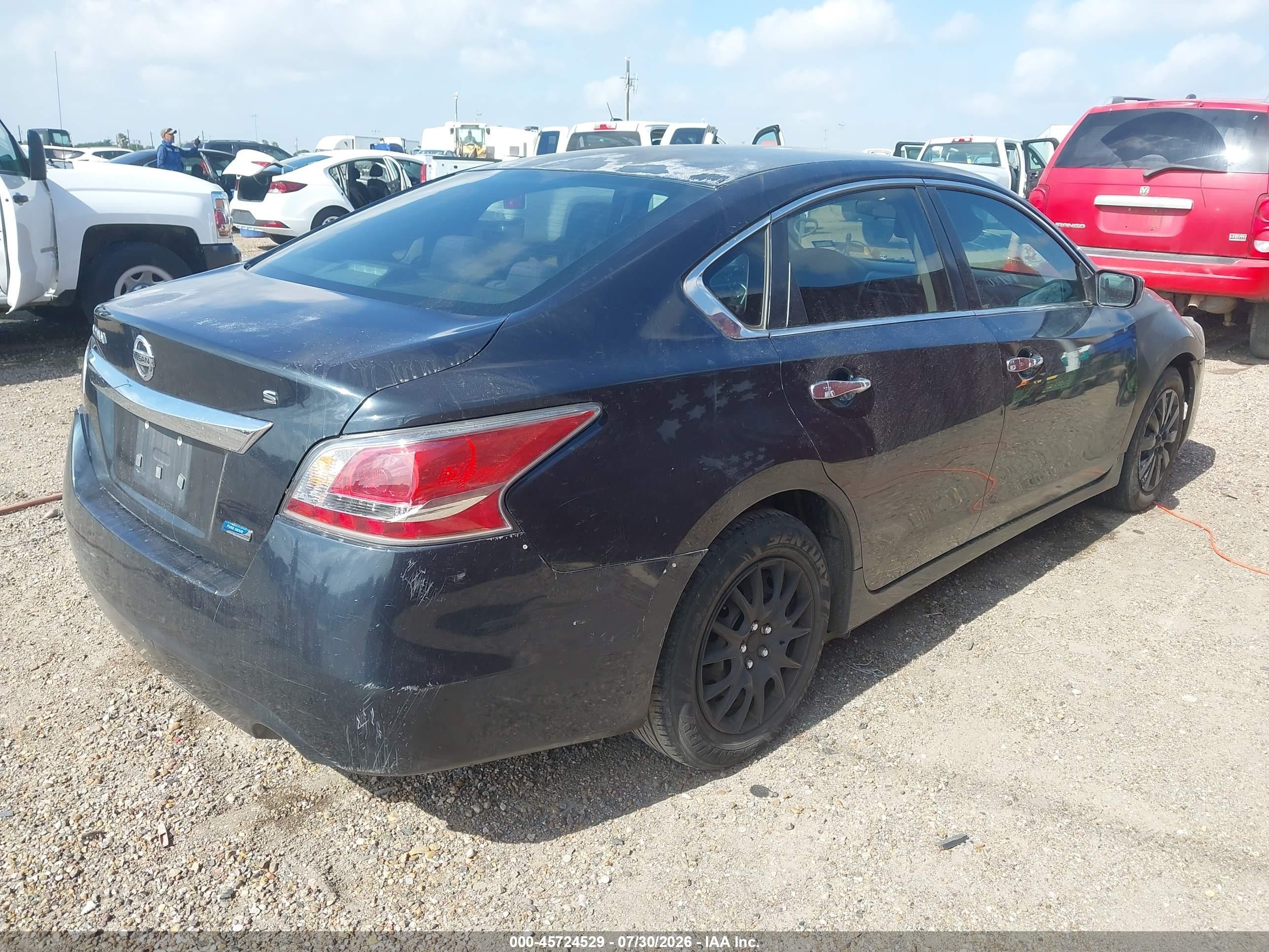 2014 Nissan Altima 2.5 S Black vin: 1N4AL3AP9EN229656