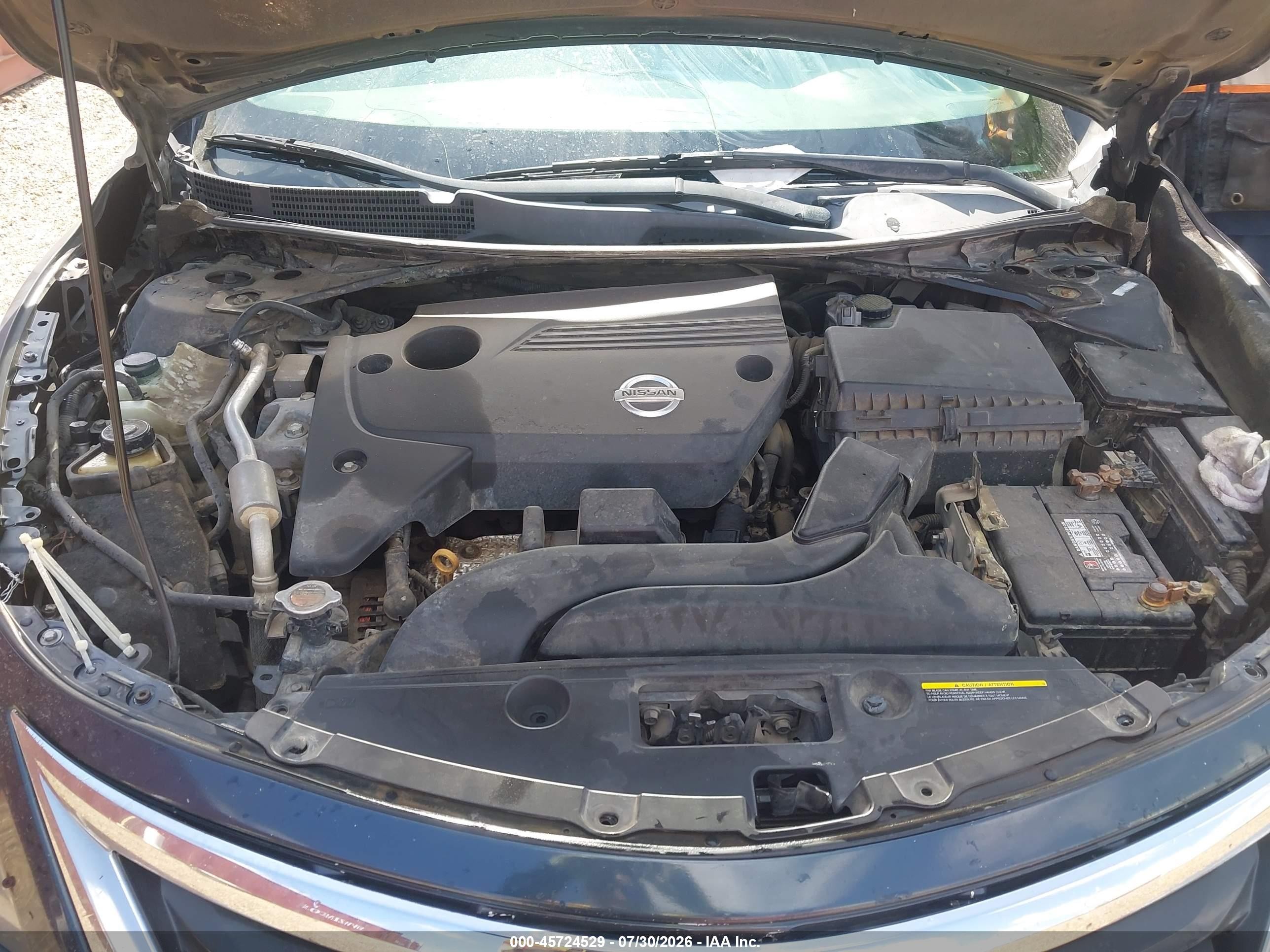 2014 Nissan Altima 2.5 S Black vin: 1N4AL3AP9EN229656