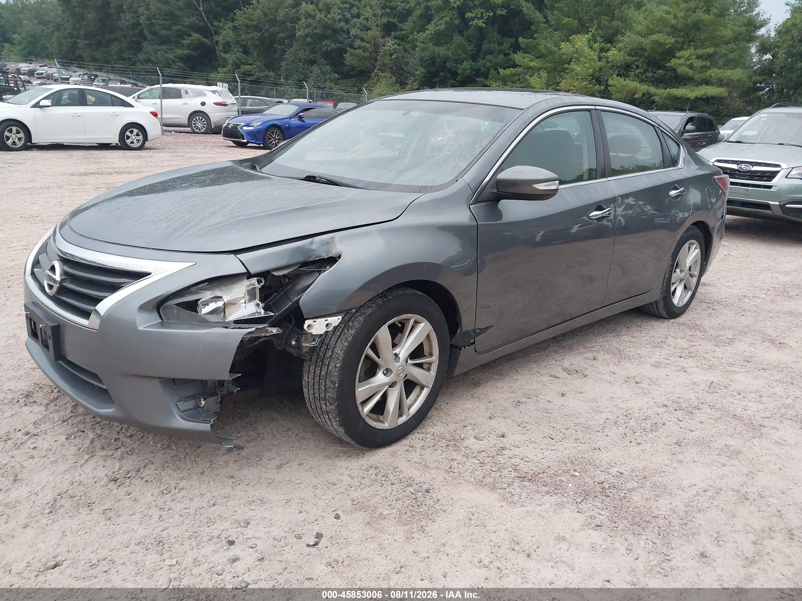 2014 Nissan Altima 2.5 Sl Gray vin: 1N4AL3AP9EN233013