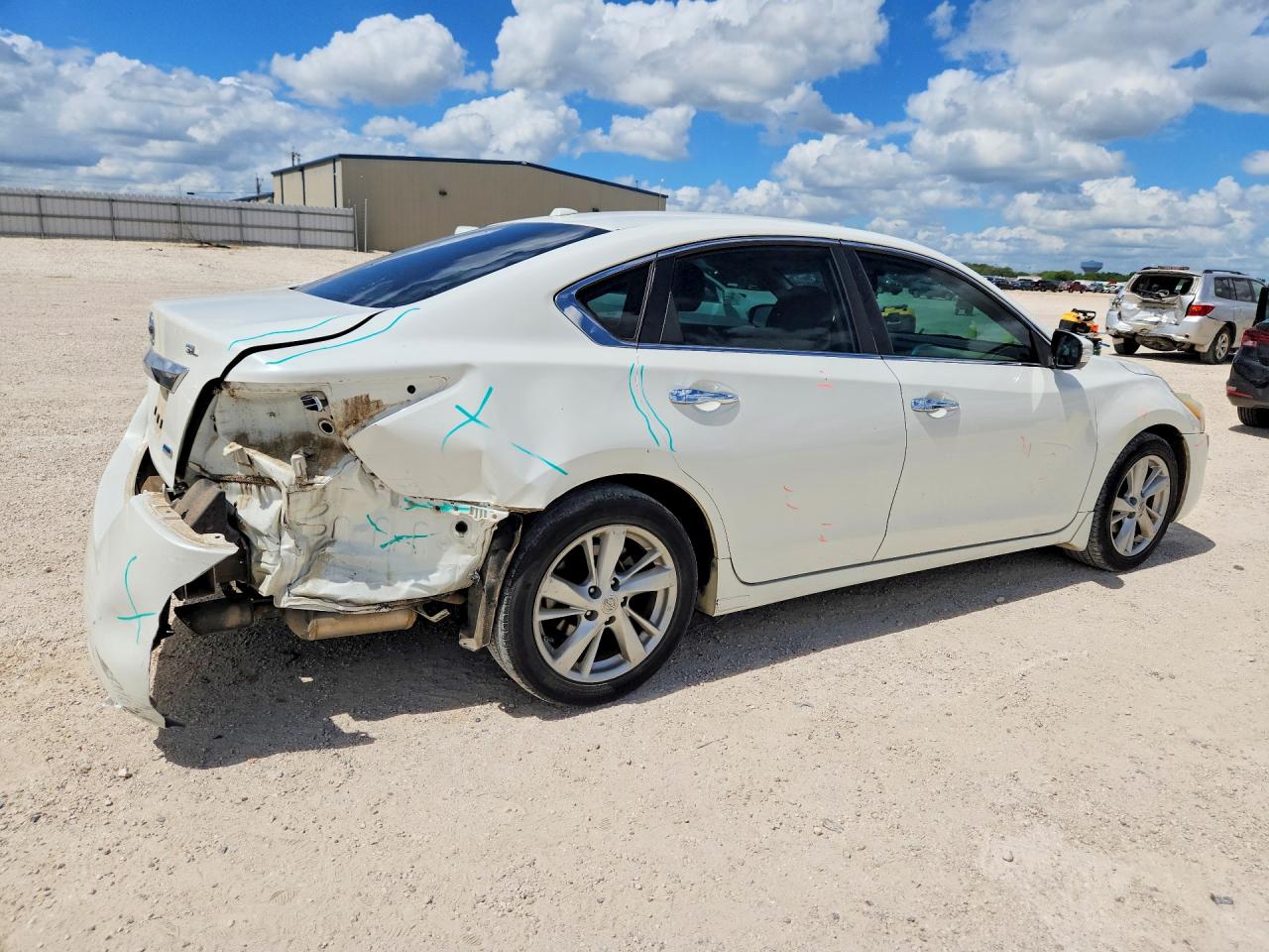 2014 Nissan Altima 2.5 Sl White vin: 1N4AL3AP9EN240639