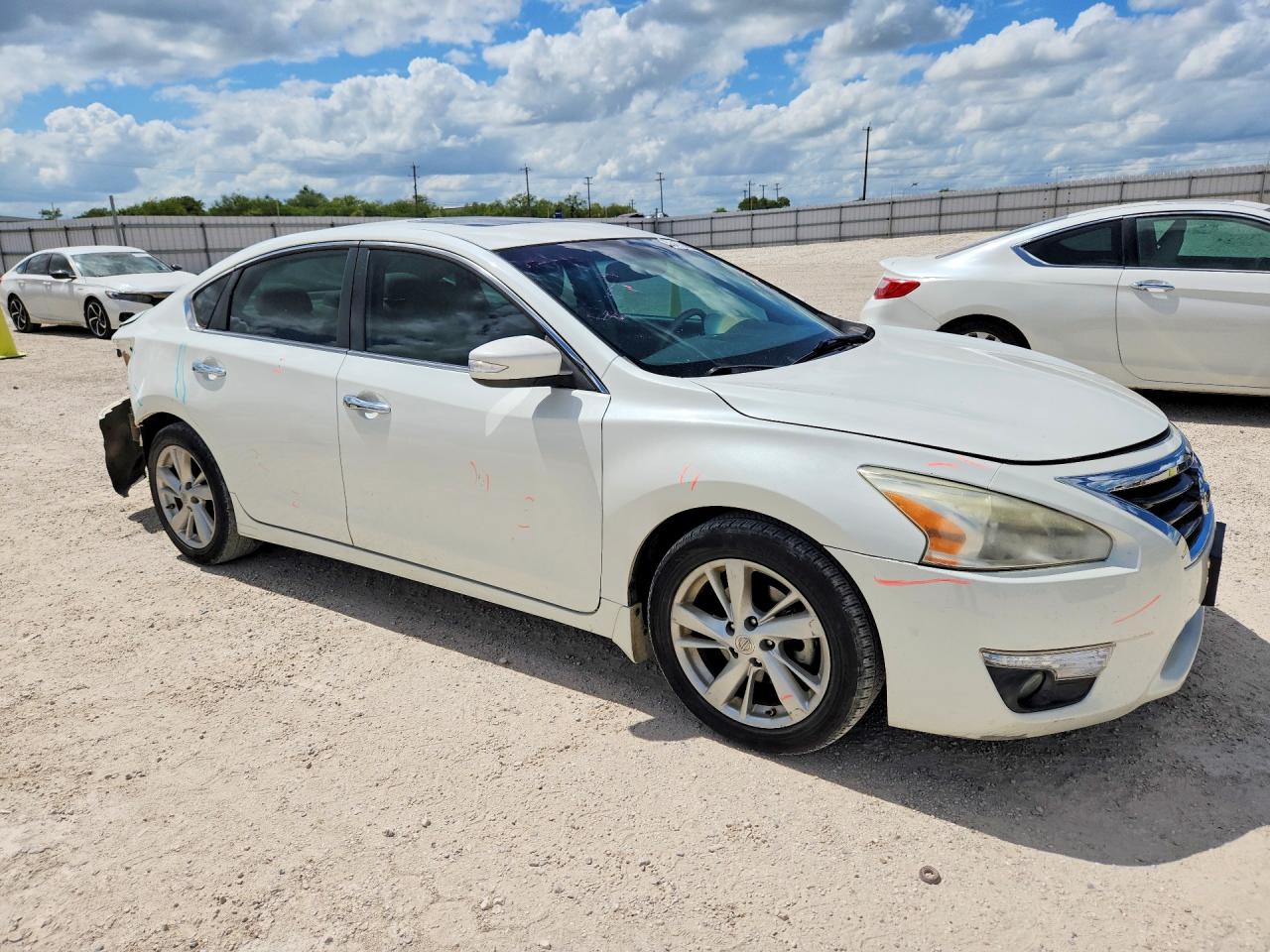 2014 Nissan Altima 2.5 Sl White vin: 1N4AL3AP9EN240639