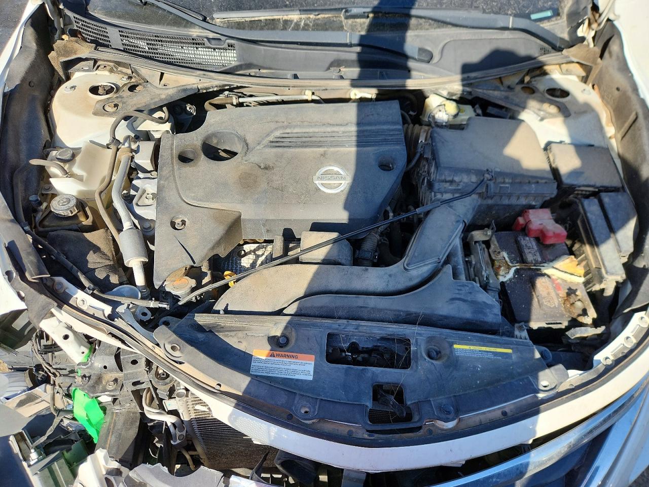 2014 Nissan Altima 2.5 Sv White vin: 1N4AL3AP9EN243900