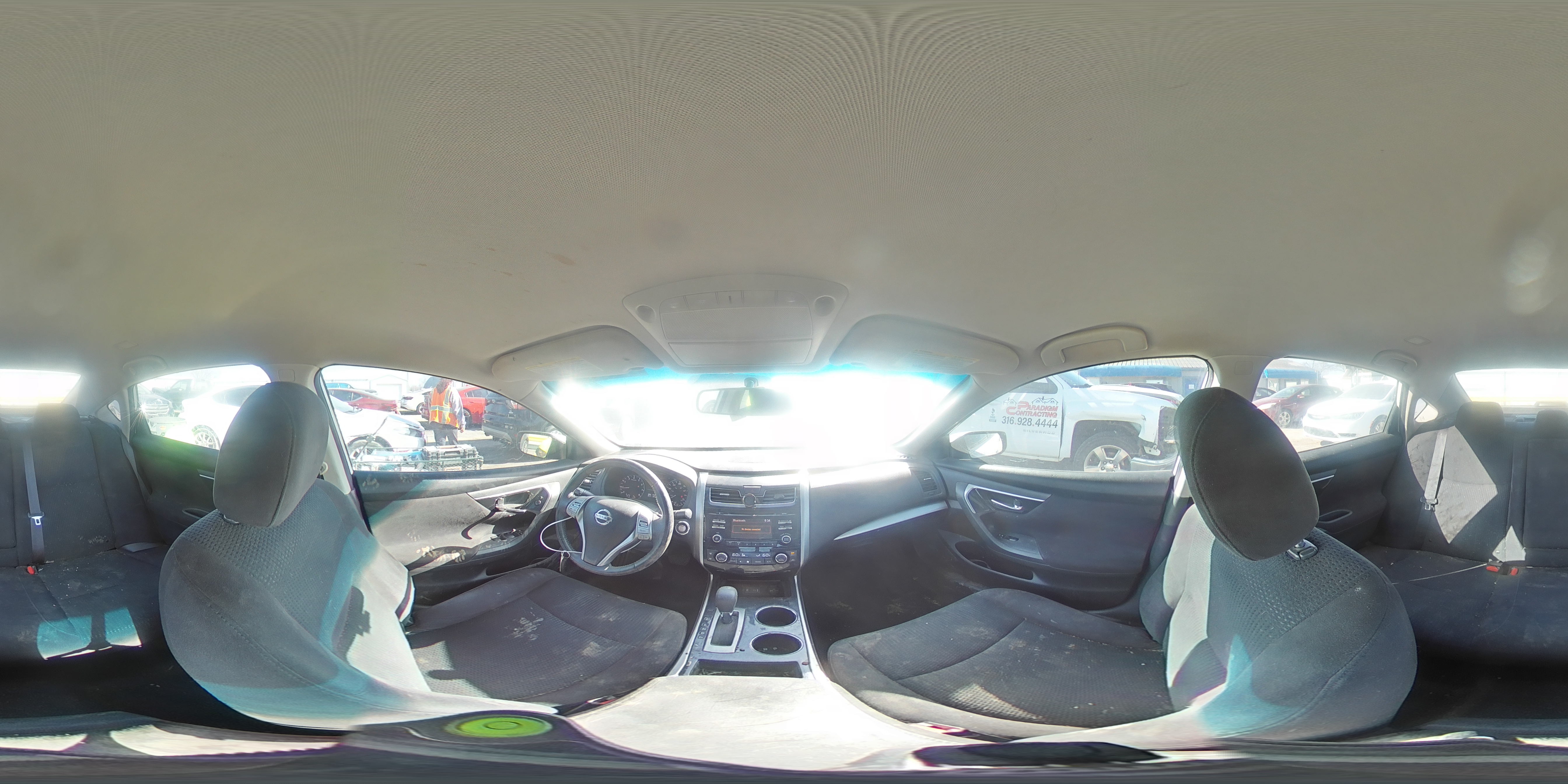 2014 Nissan Altima 2.5 Sv White vin: 1N4AL3AP9EN243900