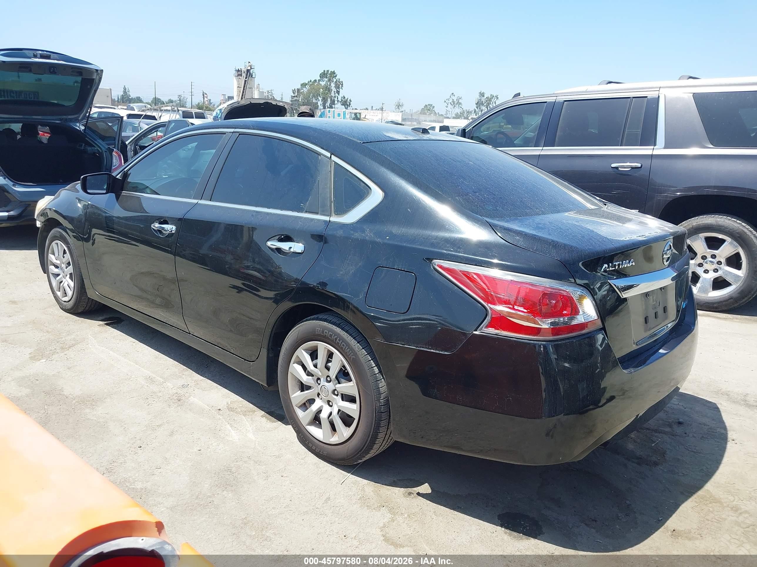 2014 Nissan Altima 2.5 S Black vin: 1N4AL3AP9EN247252