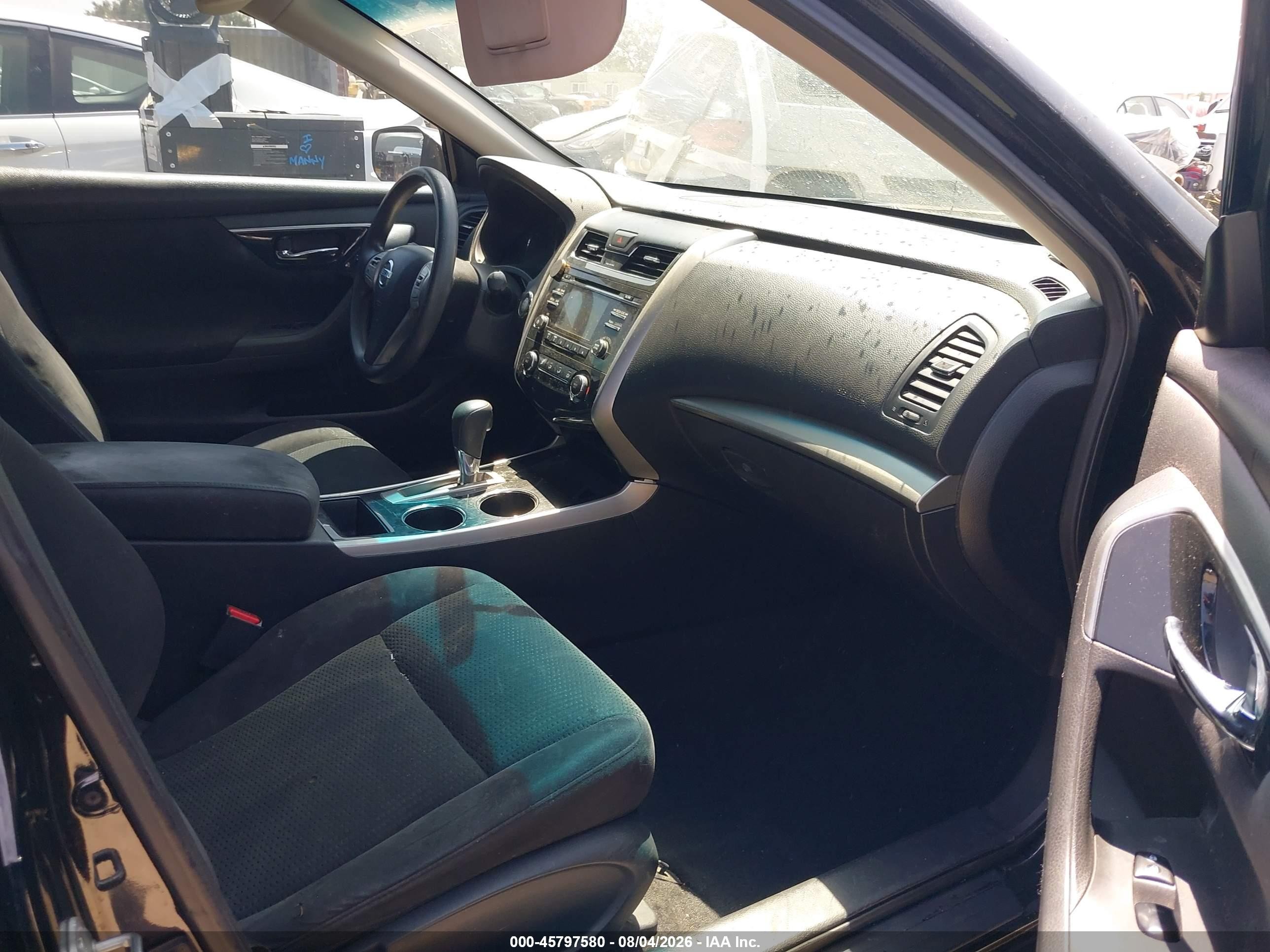 2014 Nissan Altima 2.5 S Black vin: 1N4AL3AP9EN247252