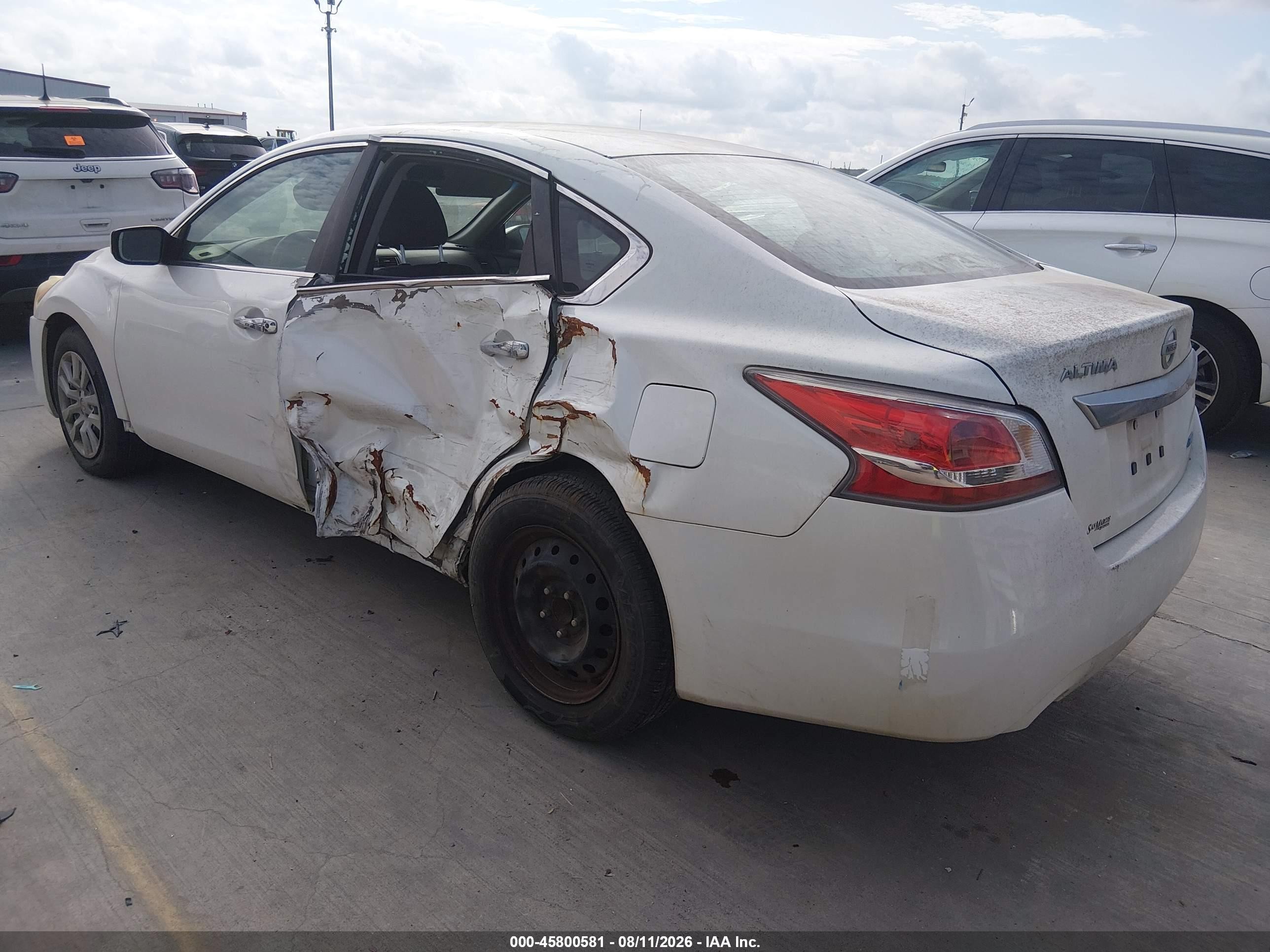 2014 Nissan Altima 2.5 S Белый vin: 1N4AL3AP9EN254458