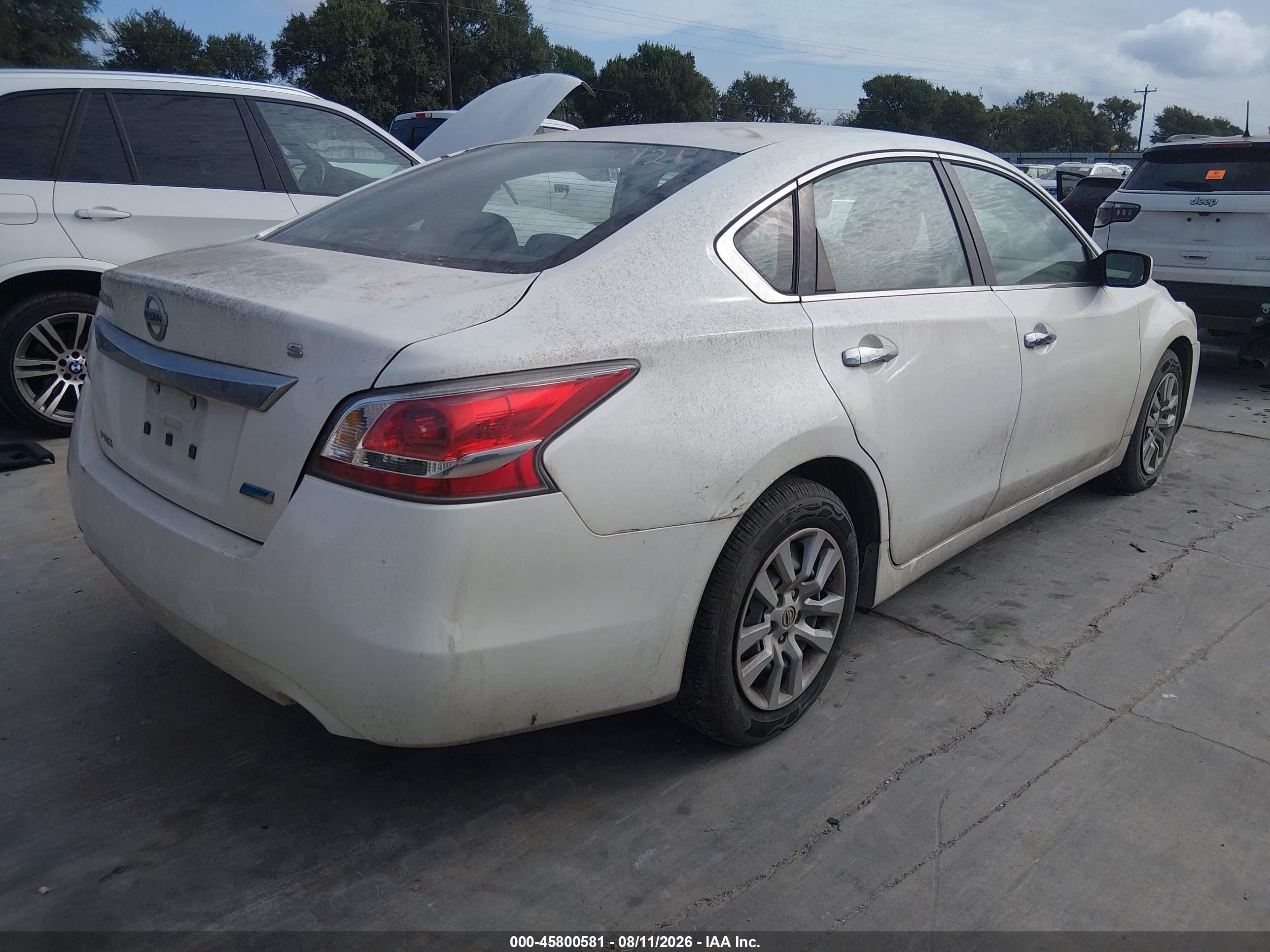 2014 Nissan Altima 2.5 S Белый vin: 1N4AL3AP9EN254458