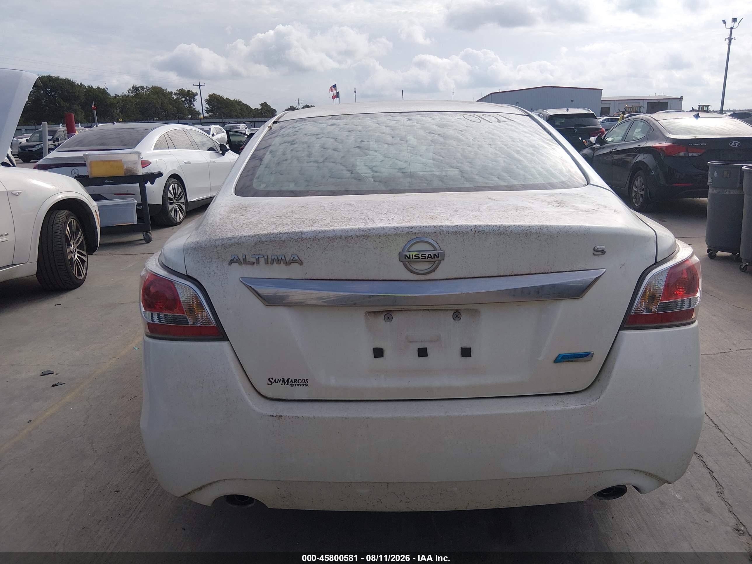 2014 Nissan Altima 2.5 S Белый vin: 1N4AL3AP9EN254458