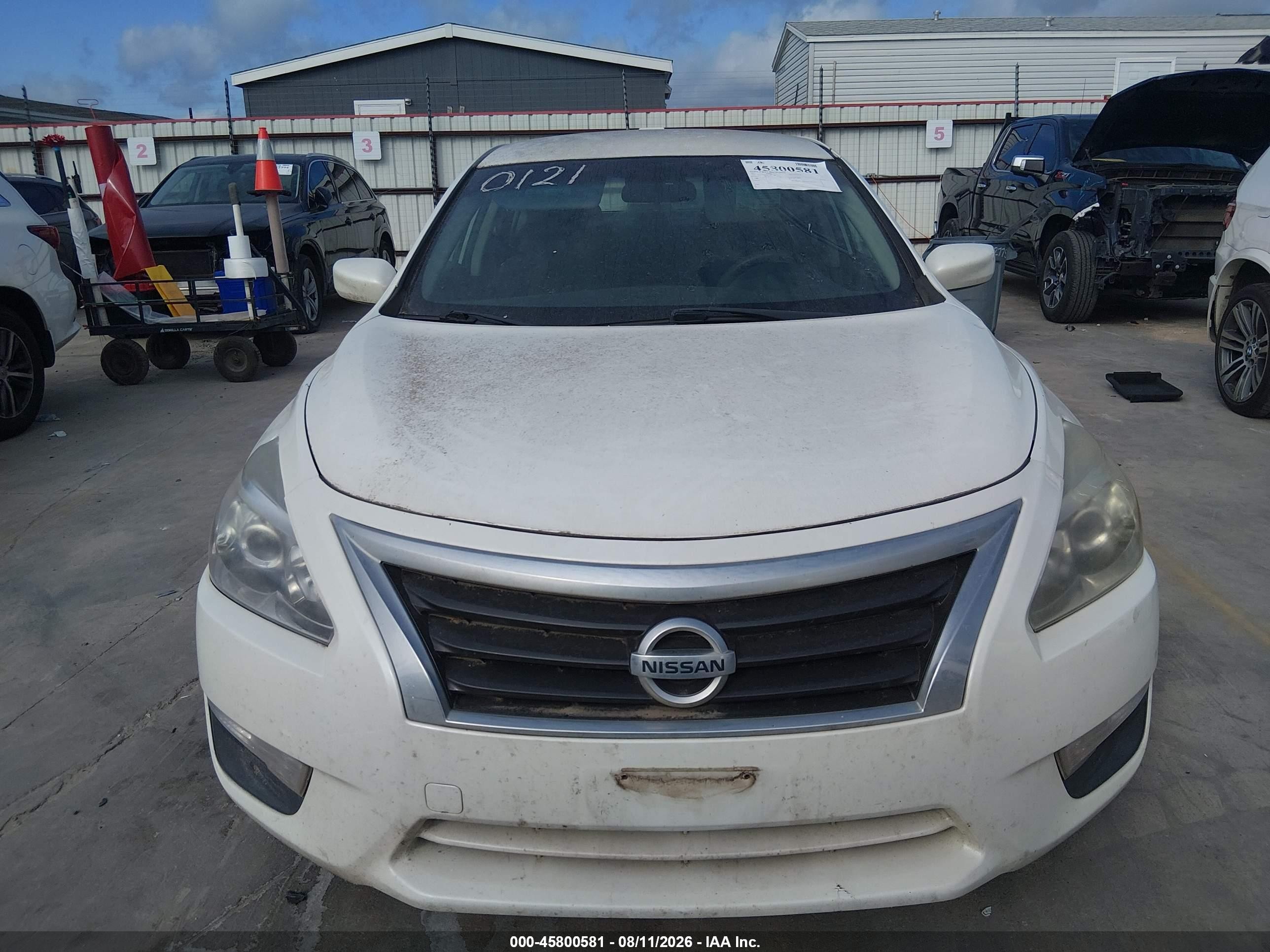 2014 Nissan Altima 2.5 S Белый vin: 1N4AL3AP9EN254458