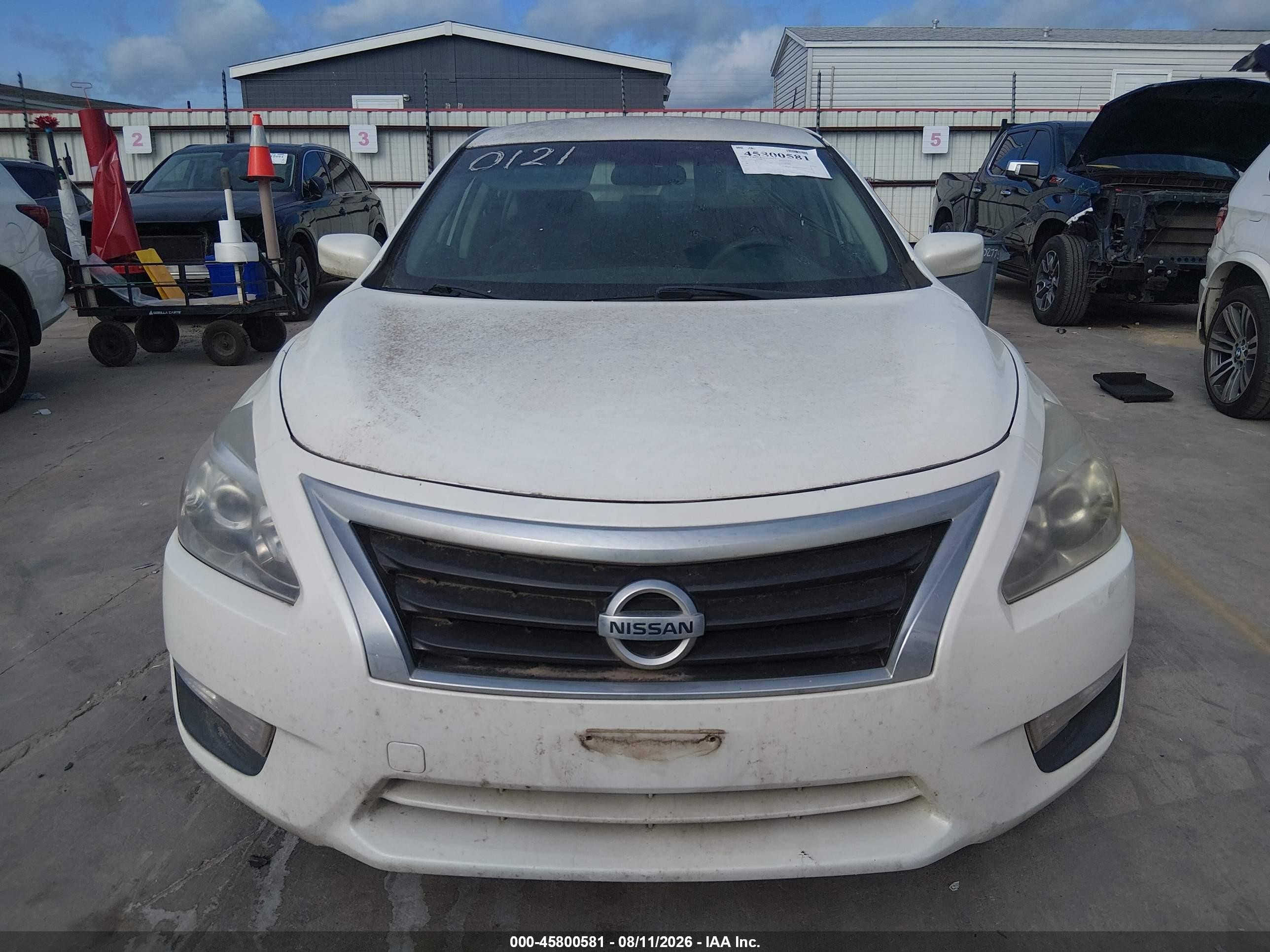 2014 Nissan Altima 2.5 S Белый vin: 1N4AL3AP9EN254458