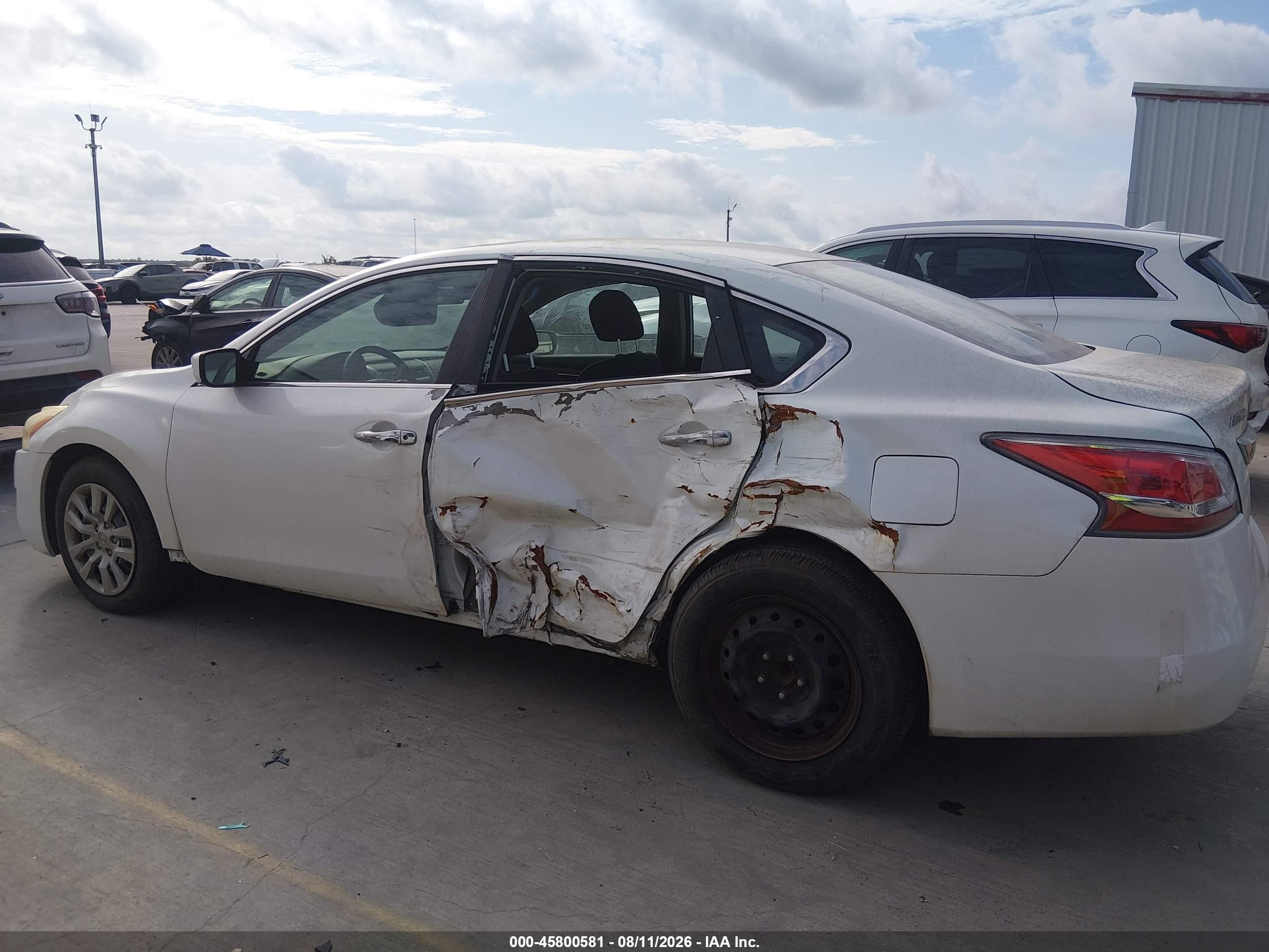 2014 Nissan Altima 2.5 S Белый vin: 1N4AL3AP9EN254458