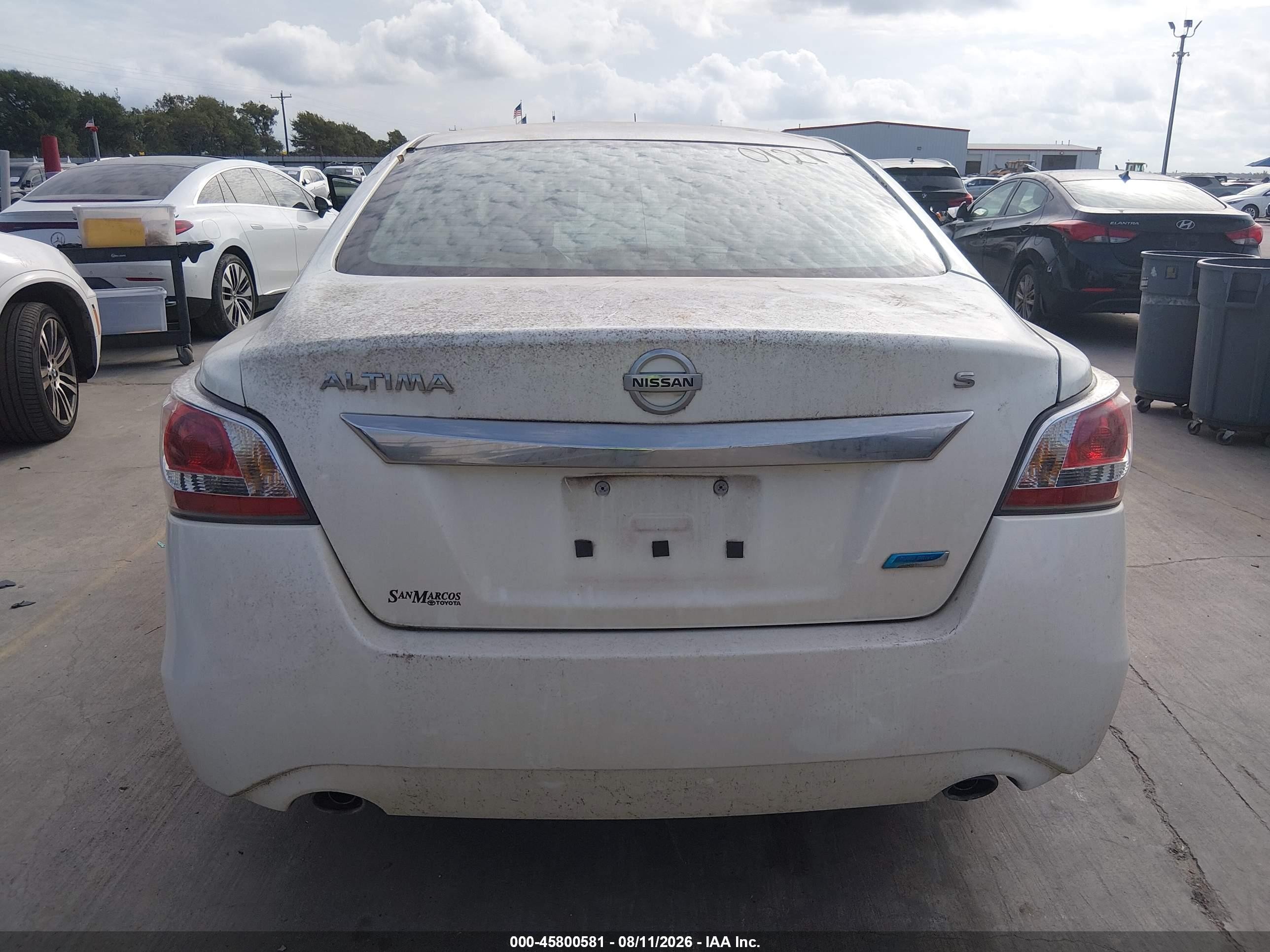 2014 Nissan Altima 2.5 S Белый vin: 1N4AL3AP9EN254458