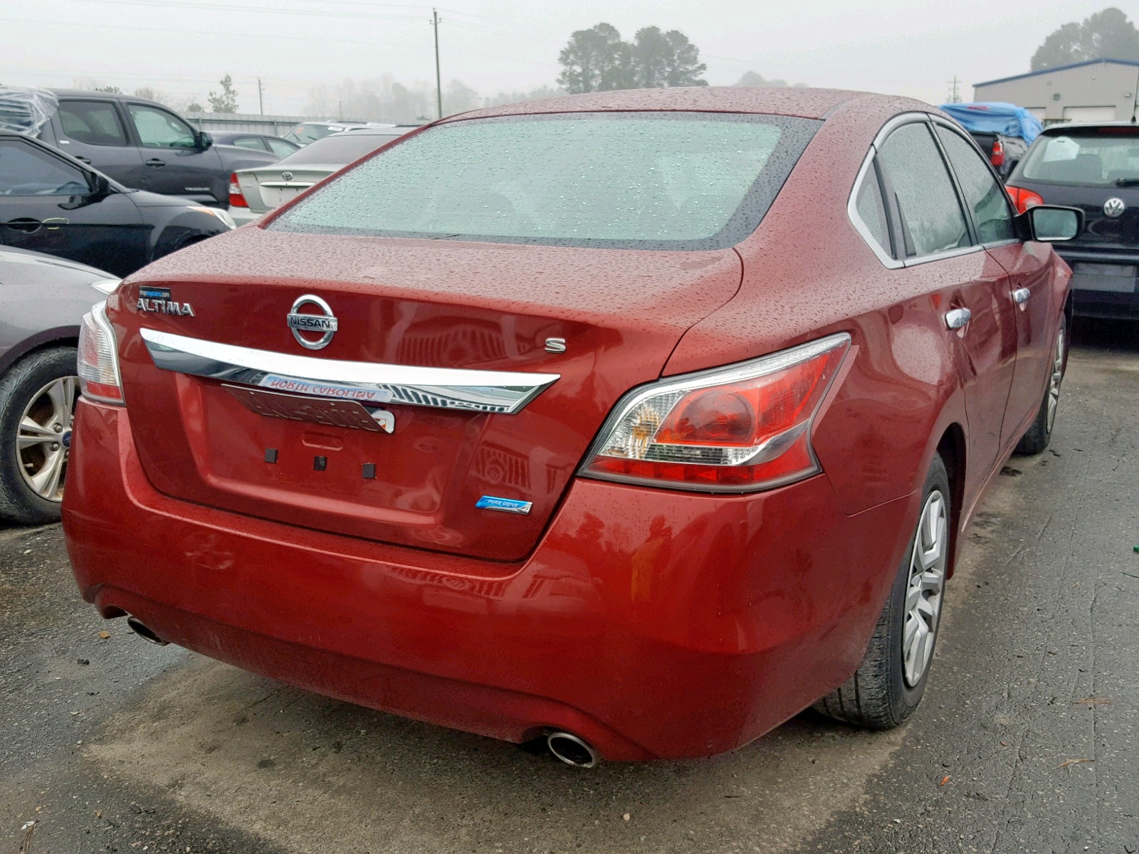 2014 Nissan Altima 2.5 Бордовый vin: 1N4AL3AP9EN350249