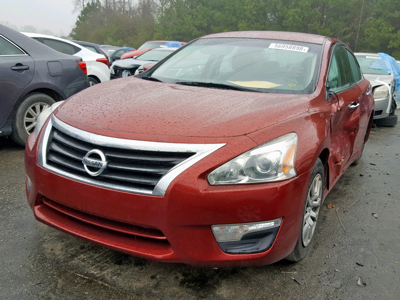 2014 Nissan Altima 2.5 Бордовый vin: 1N4AL3AP9EN350249
