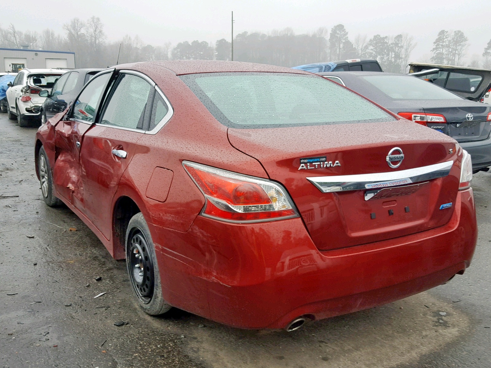 2014 Nissan Altima 2.5 Бордовый vin: 1N4AL3AP9EN350249