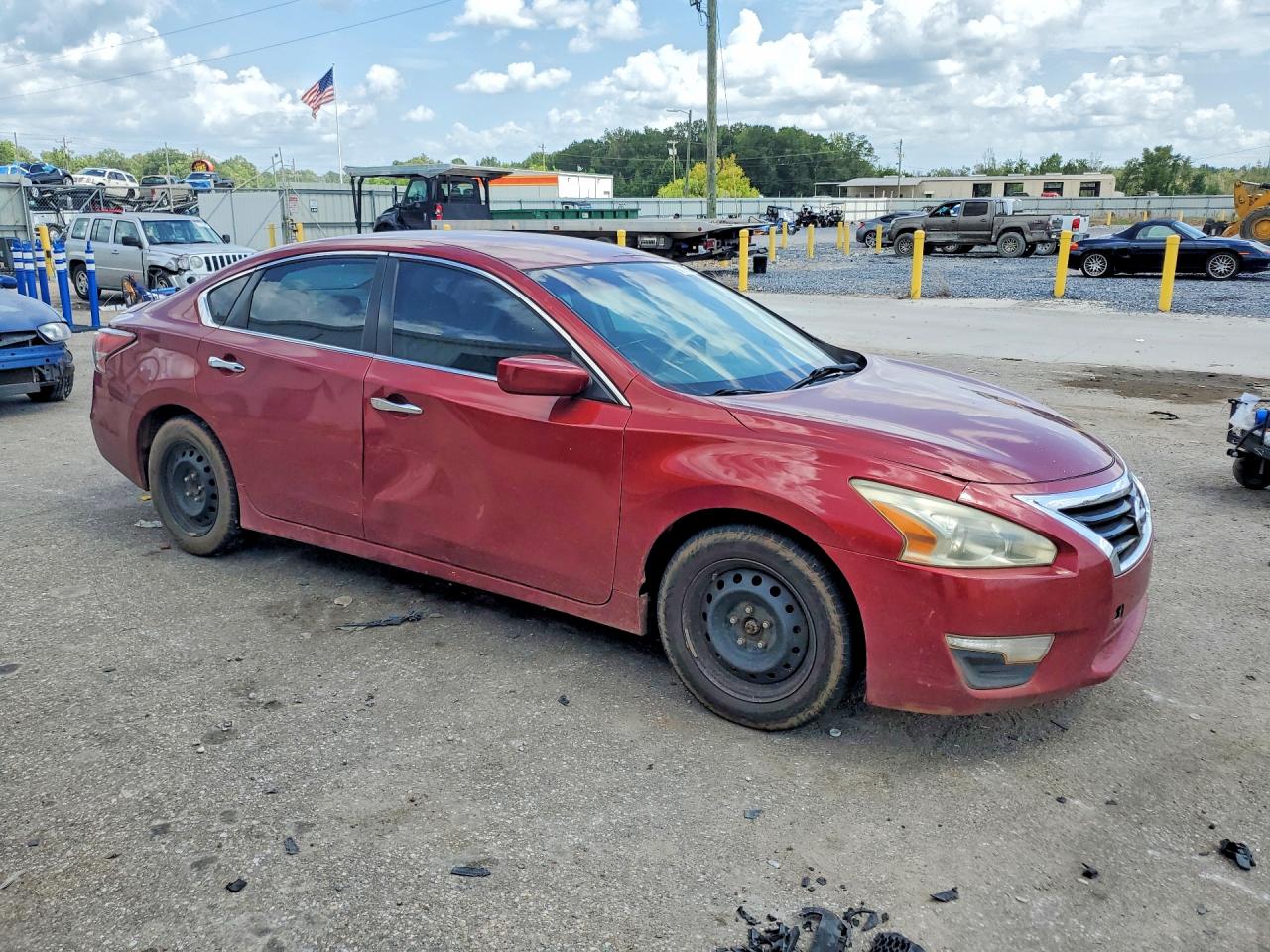2014 Nissan Altima 2.5 S Red vin: 1N4AL3AP9EN351367