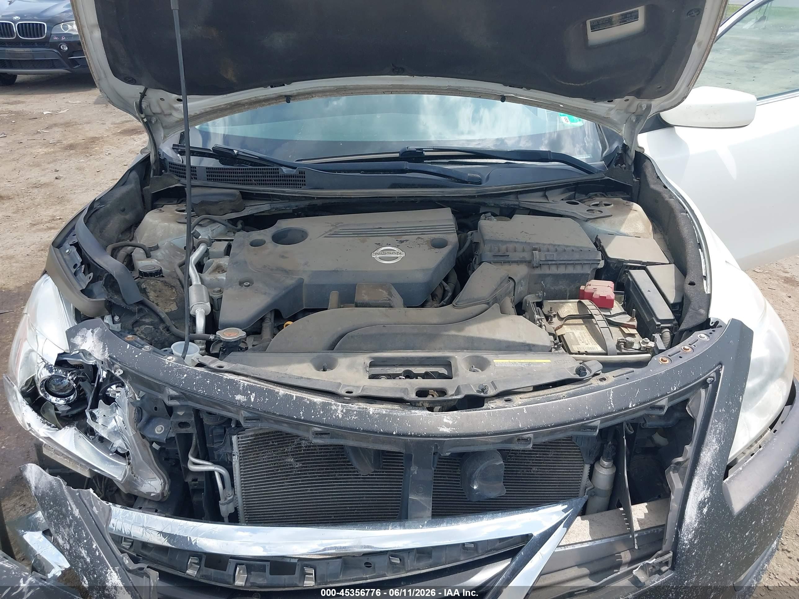 2014 Nissan Altima 2.5/2.5 S/2.5 Sl/2.5 Sv White vin: 1N4AL3AP9EN355189
