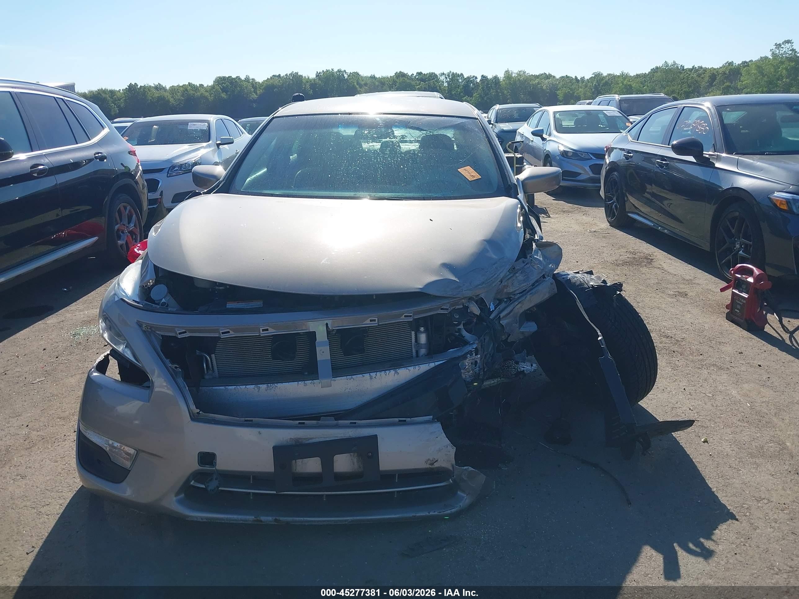 2014 Nissan Altima 2.5 S Бежевый vin: 1N4AL3AP9EN385227