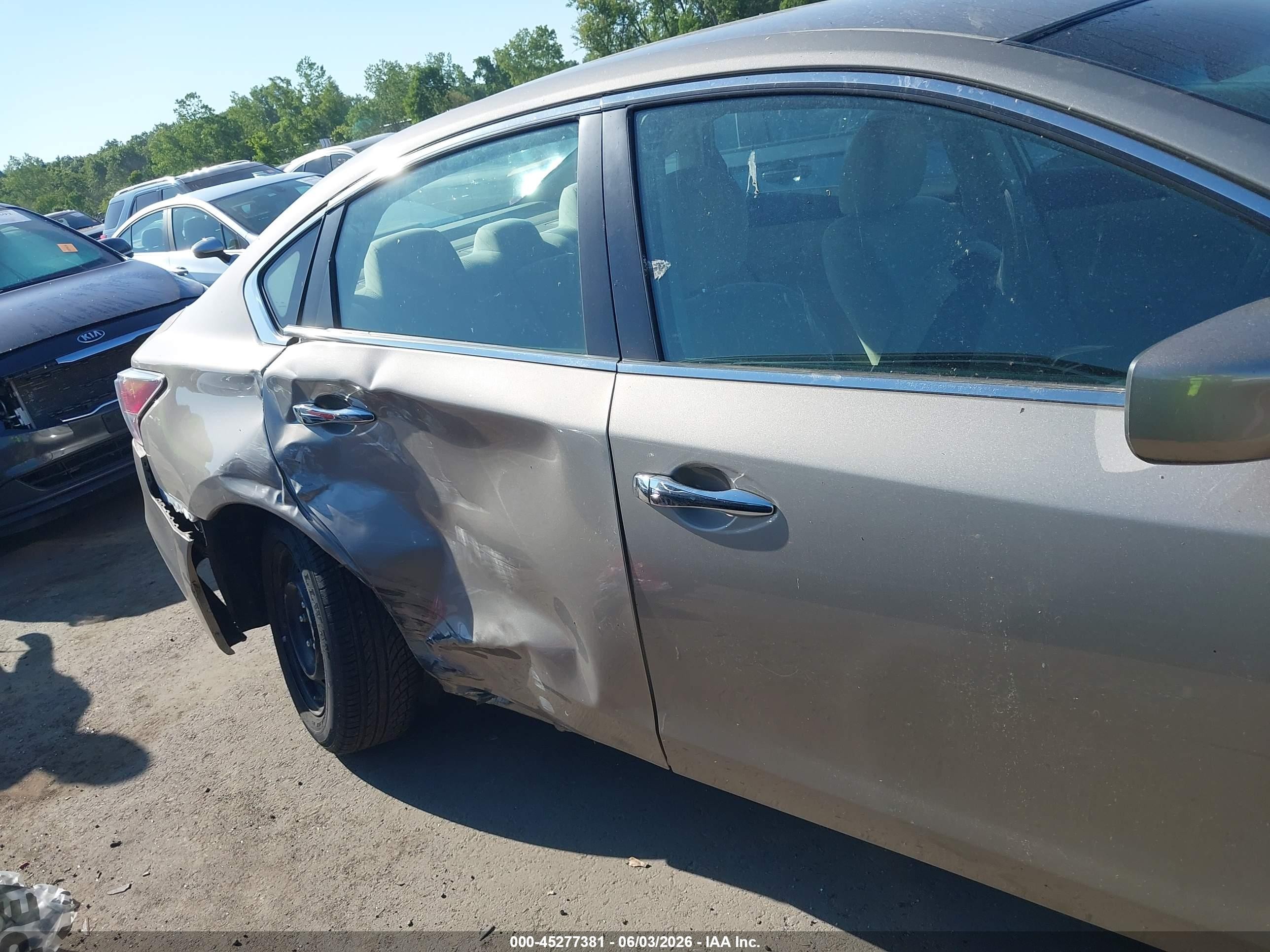 2014 Nissan Altima 2.5 S Бежевый vin: 1N4AL3AP9EN385227