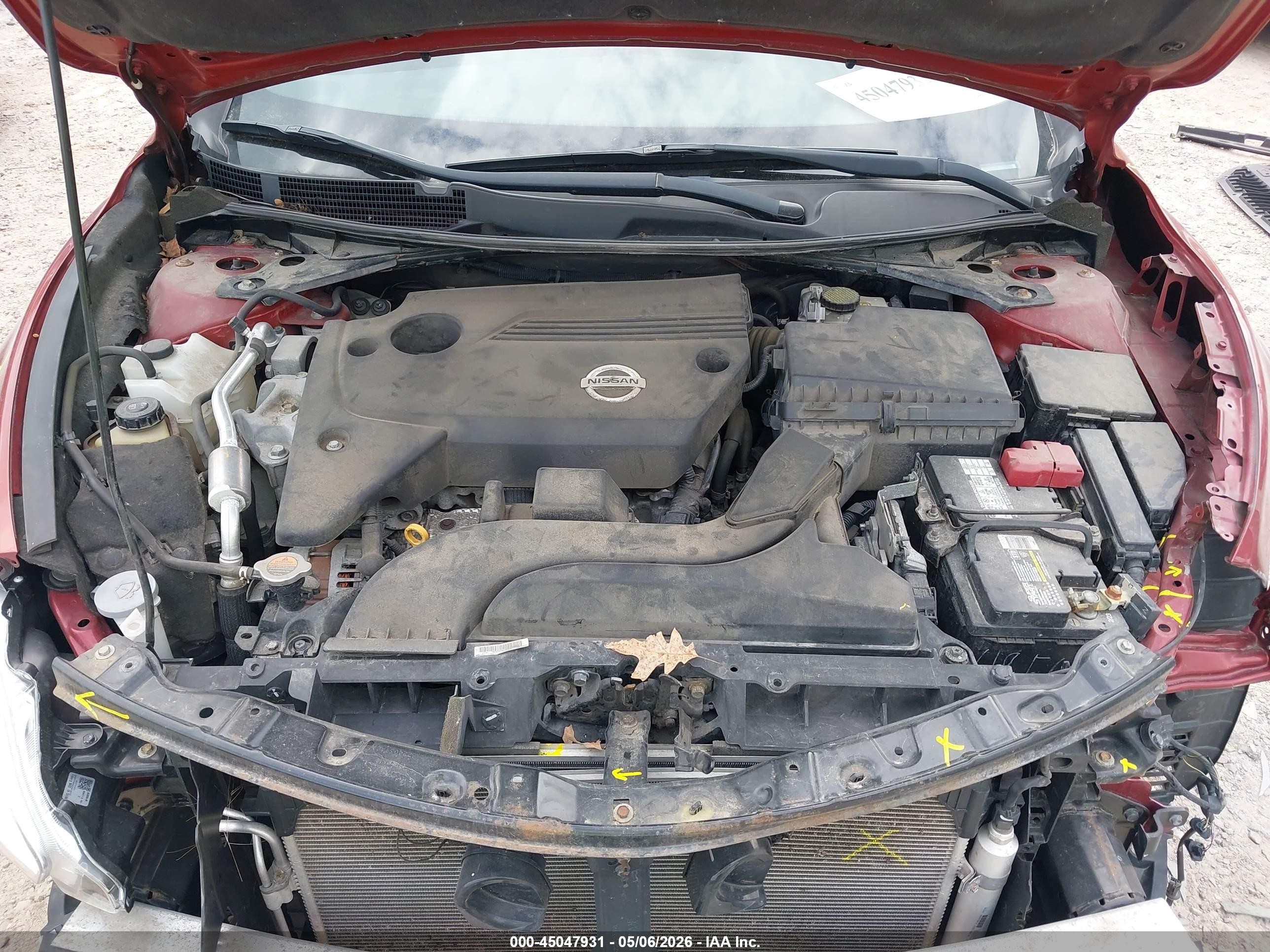 2015 Nissan Altima 2.5 Sv Red vin: 1N4AL3AP9FC101432