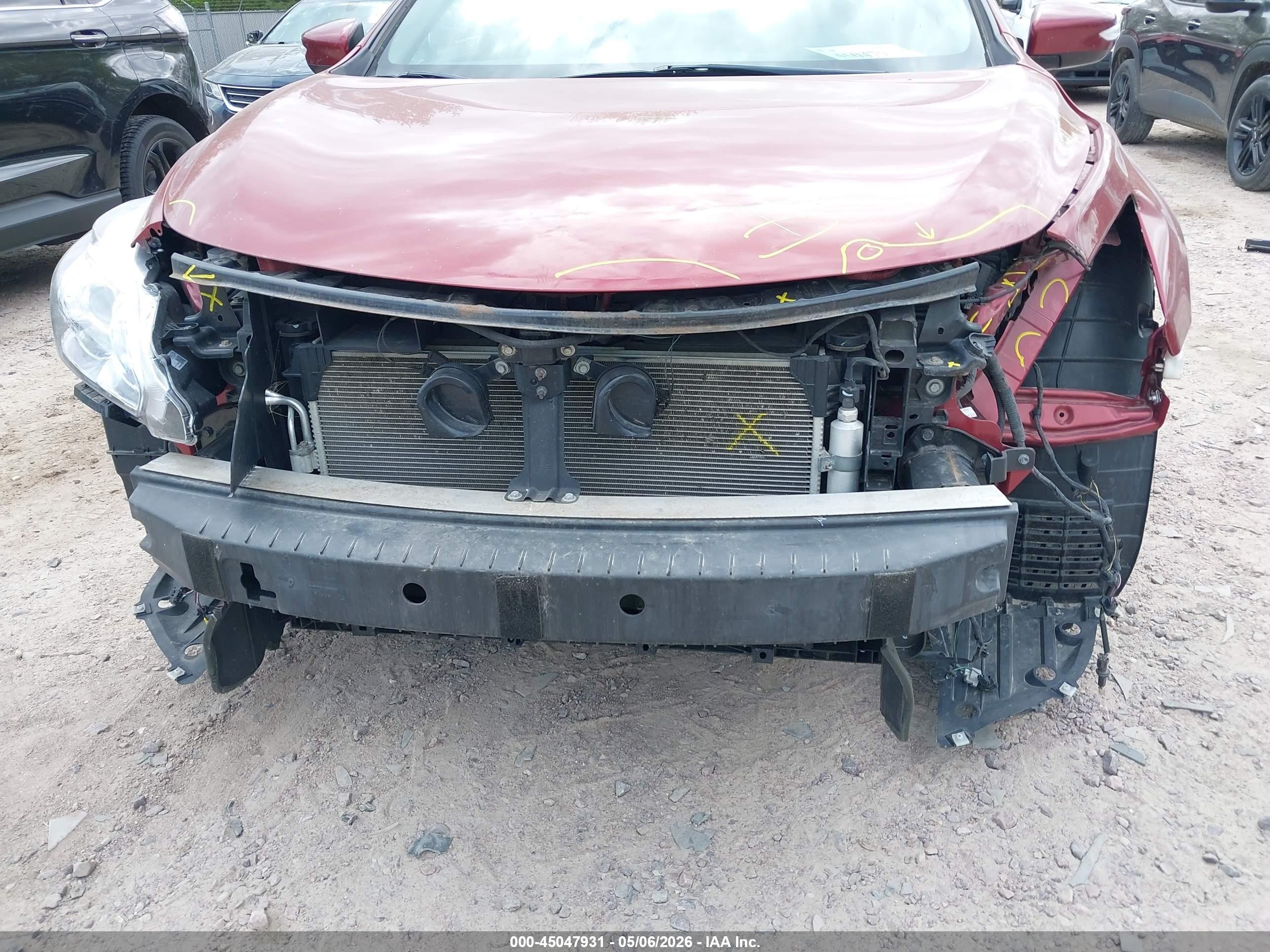 2015 Nissan Altima 2.5 Sv Red vin: 1N4AL3AP9FC101432