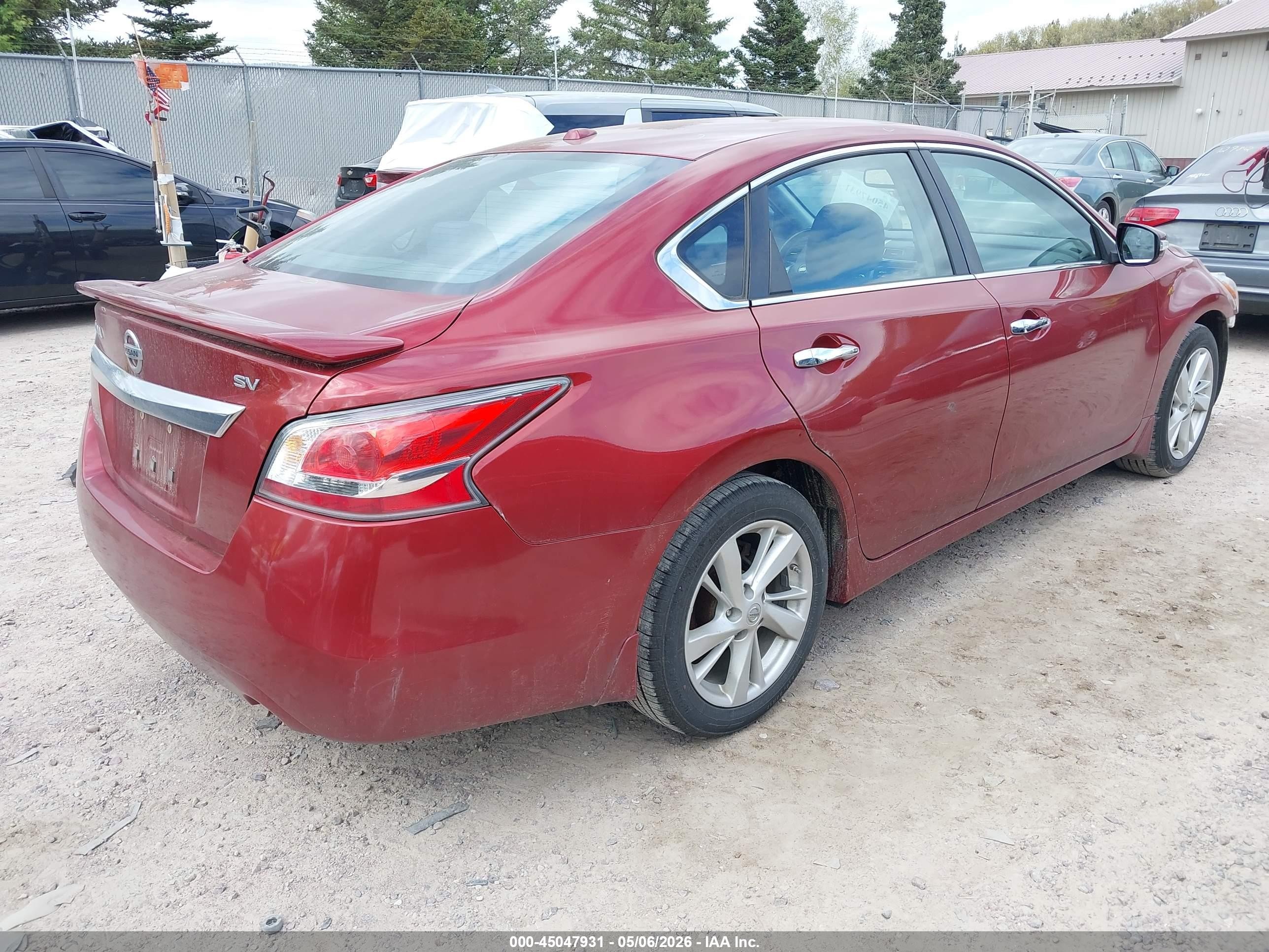 2015 Nissan Altima 2.5 Sv Red vin: 1N4AL3AP9FC101432