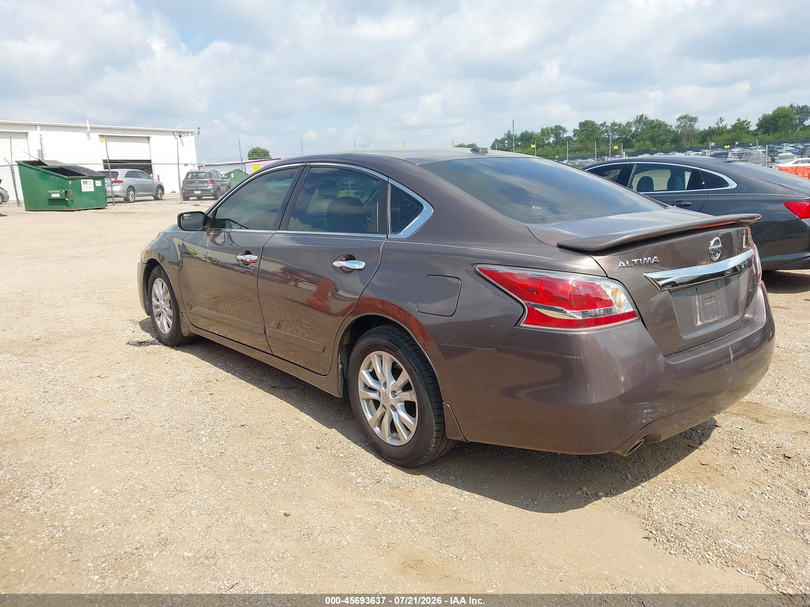 2015 Nissan Altima 2.5 S Gray vin: 1N4AL3AP9FC102189
