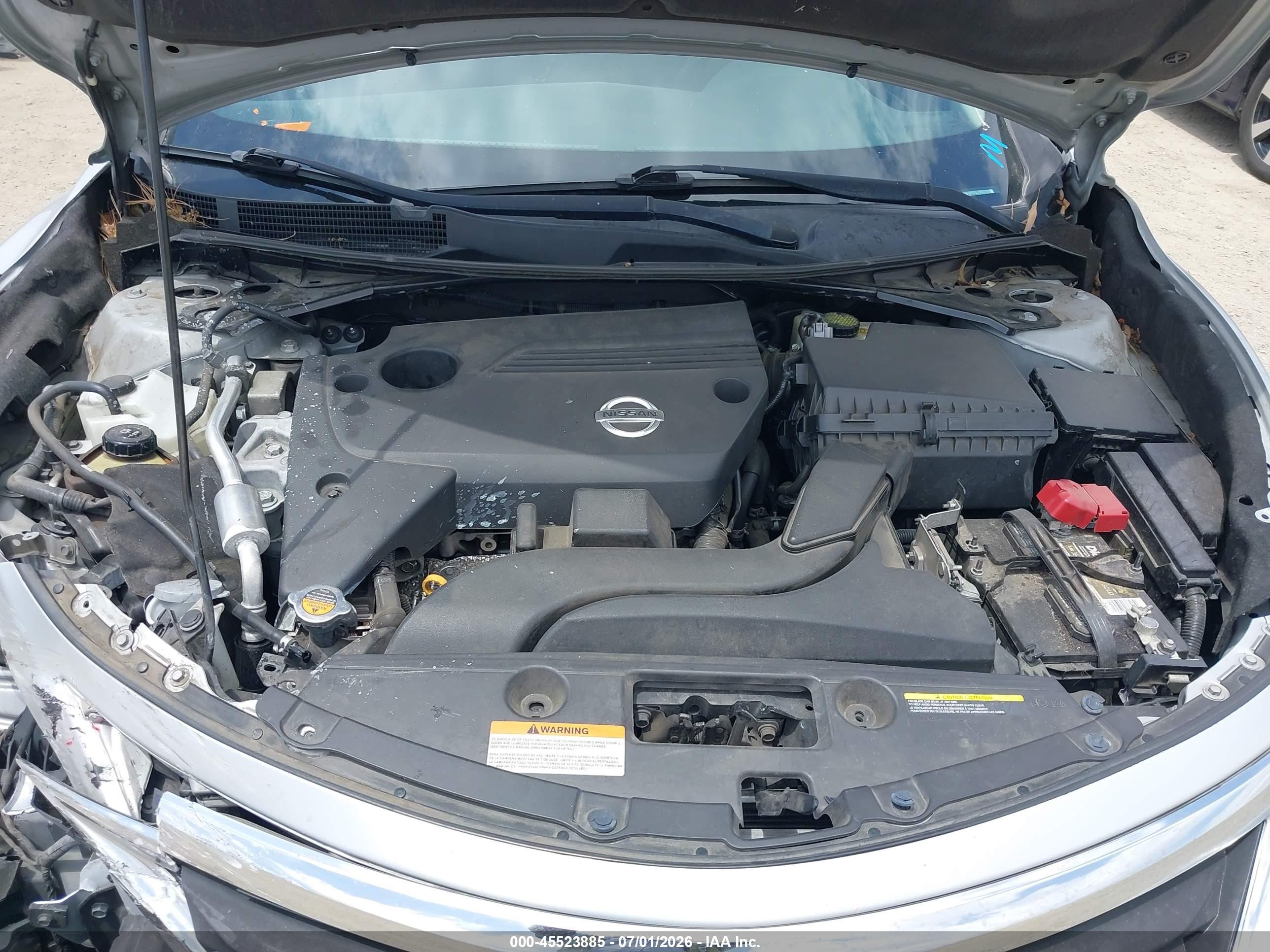 2015 Nissan Altima 2.5 Sv Silver vin: 1N4AL3AP9FC110938